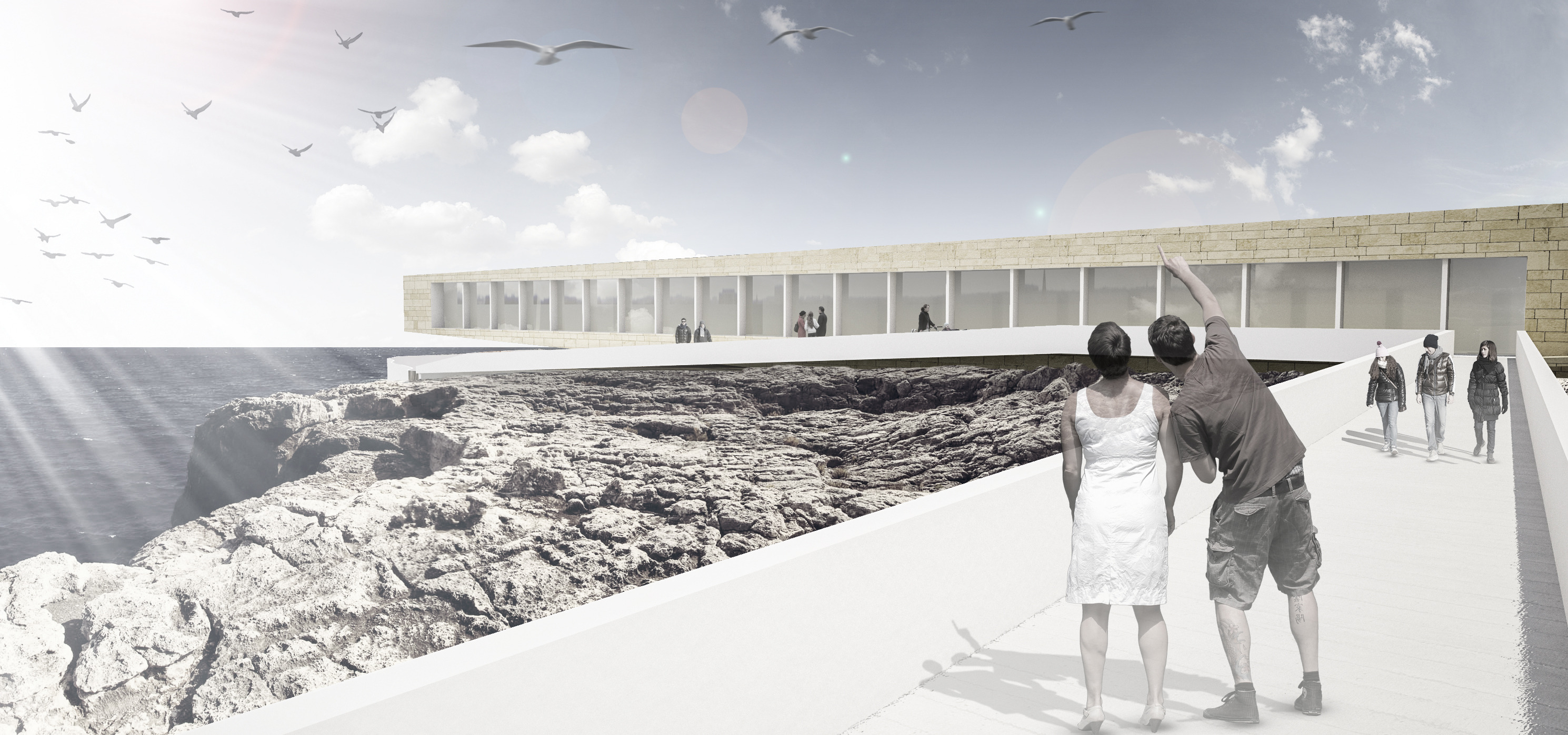 地形融入的灯塔度假酒店-4