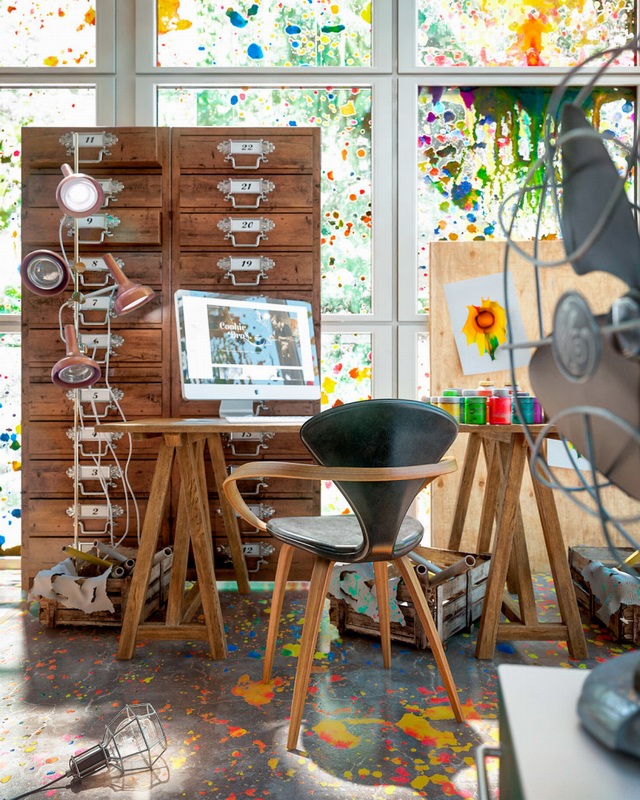 艺术家工作室超写实渲染-1