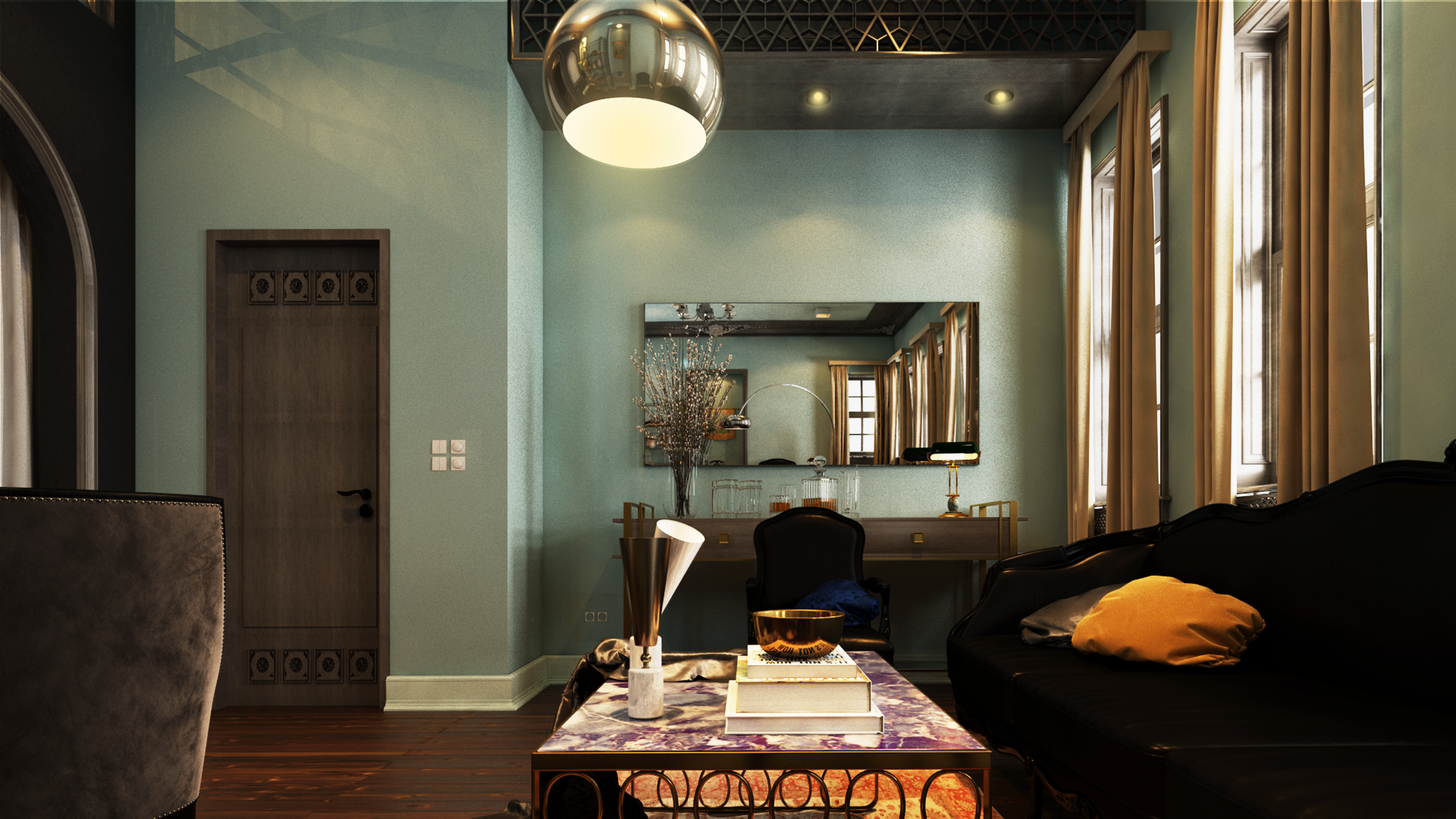 三维酒店客房设计展现空间魅力-2