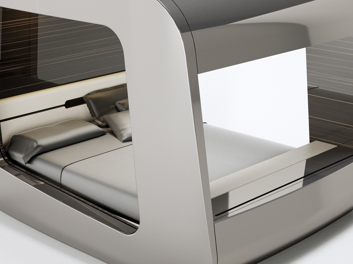 迪拜私人住宅中的高科技睡眠舱——HiCan-16