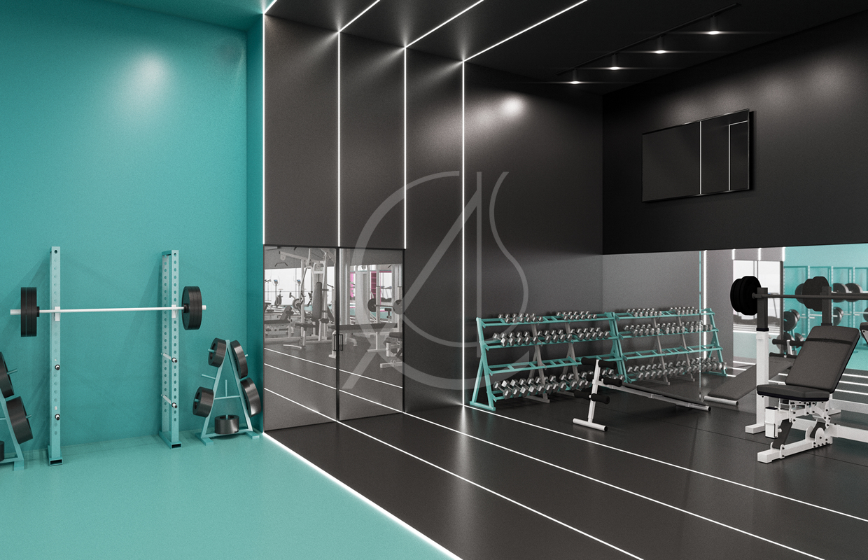女士健身中心室内设计-20
