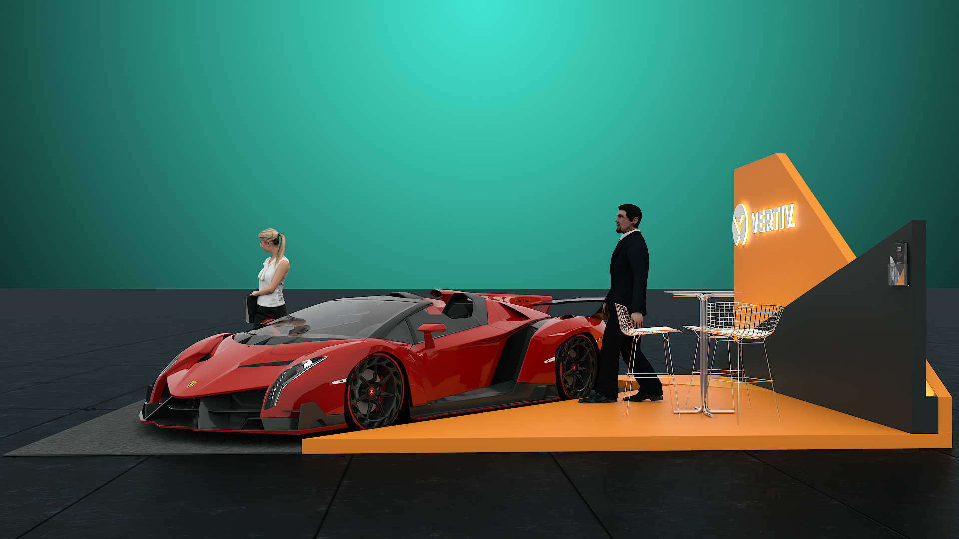 巴西 Vertiv98 平米网络中心 现代简约风格-13