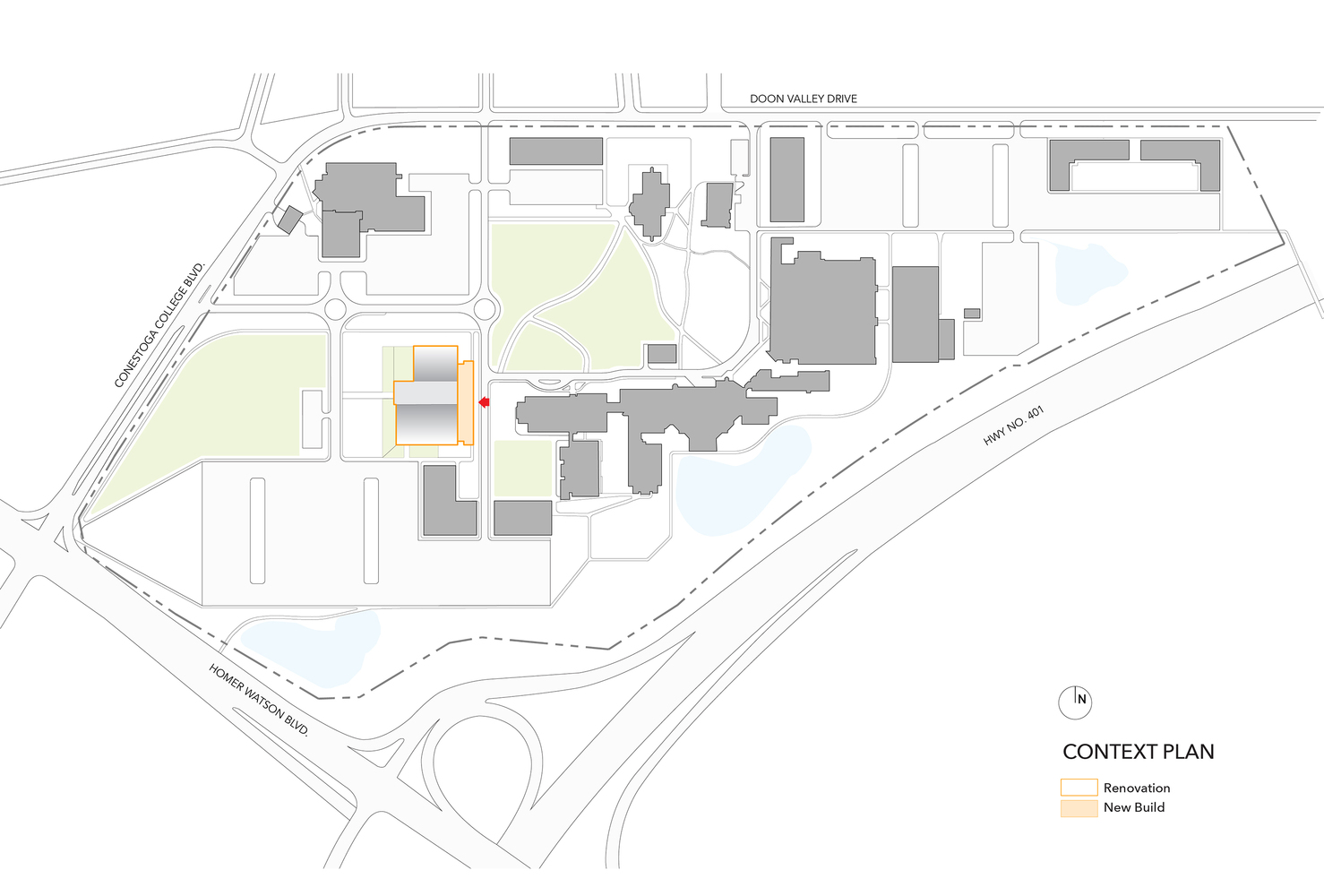 加拿大 Conestoga 学院学生娱乐中心——绿色更新，健身社交一体化-44