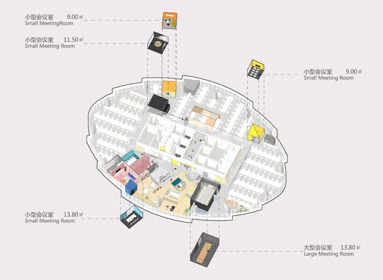脸萌科技总部办公设计 | 童真与创意的完美融合-20