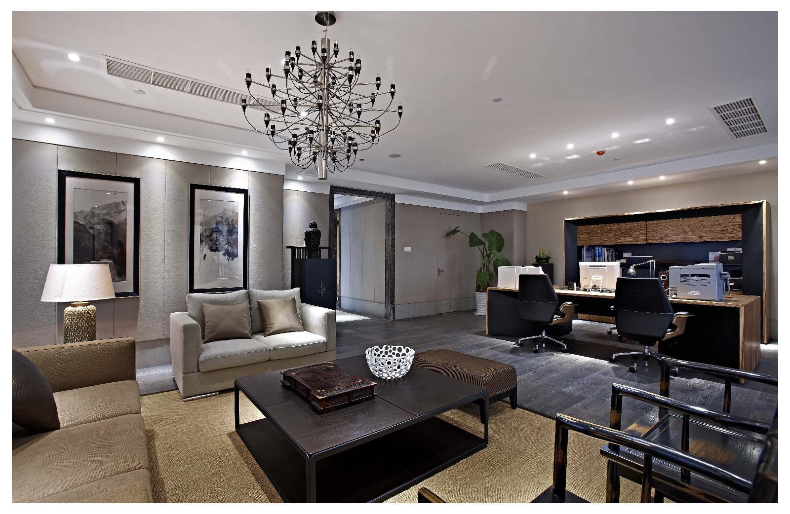 禅意东方,现代办公空间的宁静美学-12