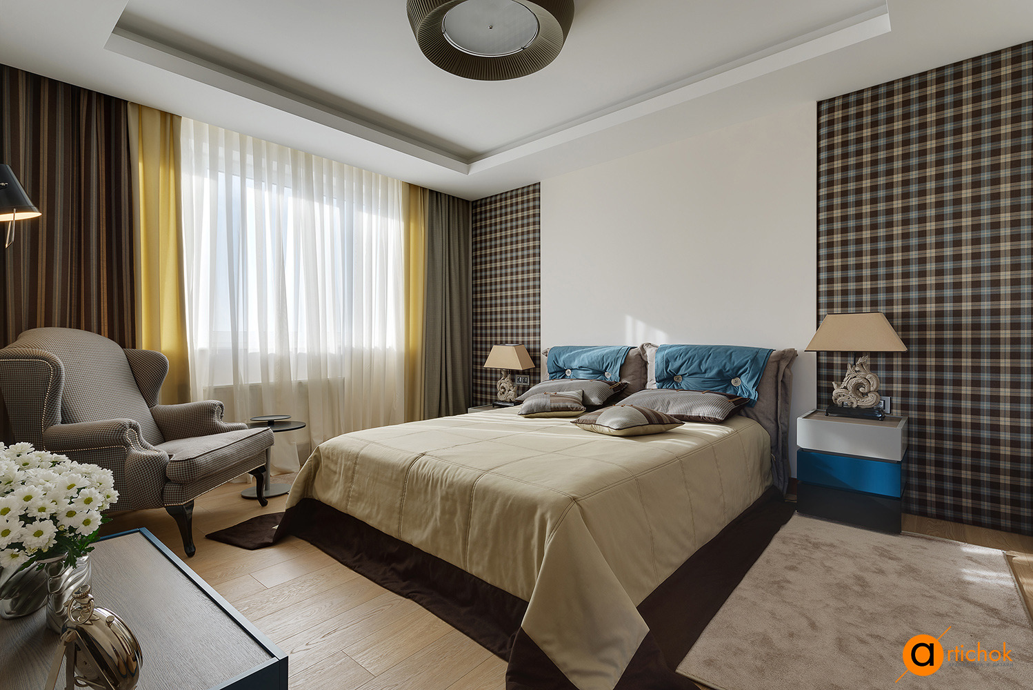 城市中的普罗旺斯·四口之家的温馨空间-14