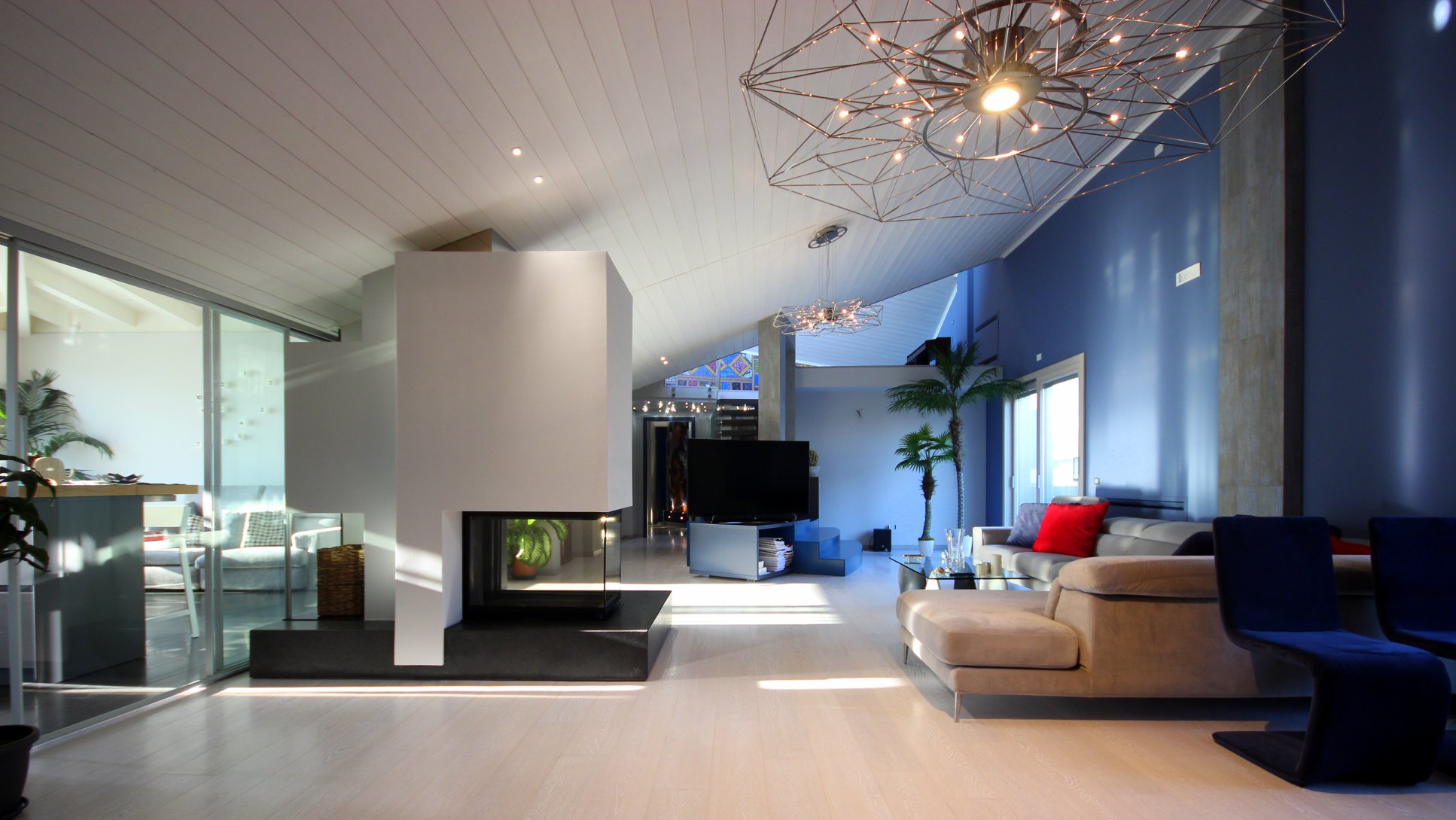 梦幻蓝调之家·意式风格室内设计-0