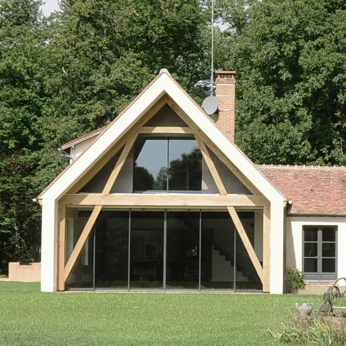 湖边猎屋的现代改造-1