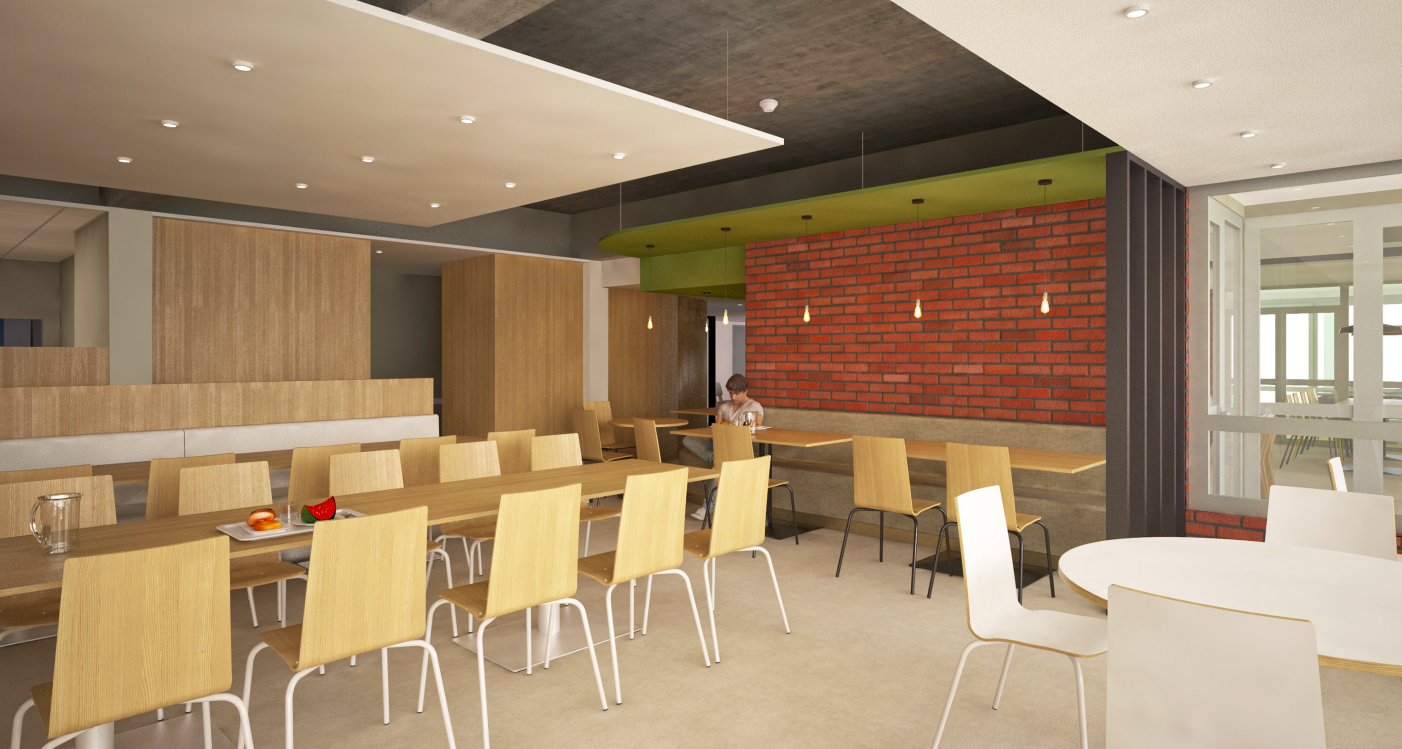 重建校园餐厅，学校食堂-11