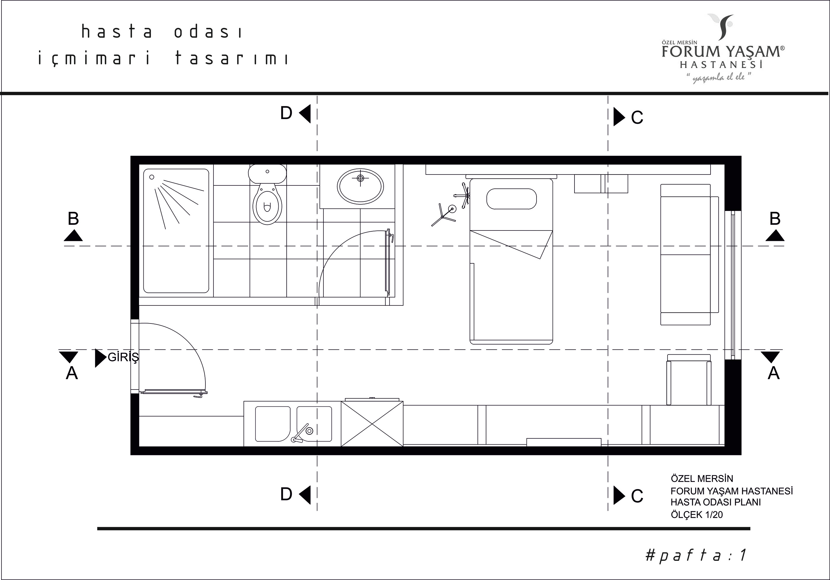 Hospital Suite Room İnterior Design / Mersin, Turkey-0