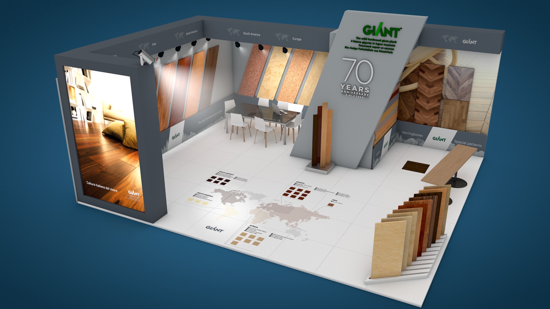 Stand Giant®在 2016 年 Domotex 展会的 60 平米展览空间设计-11