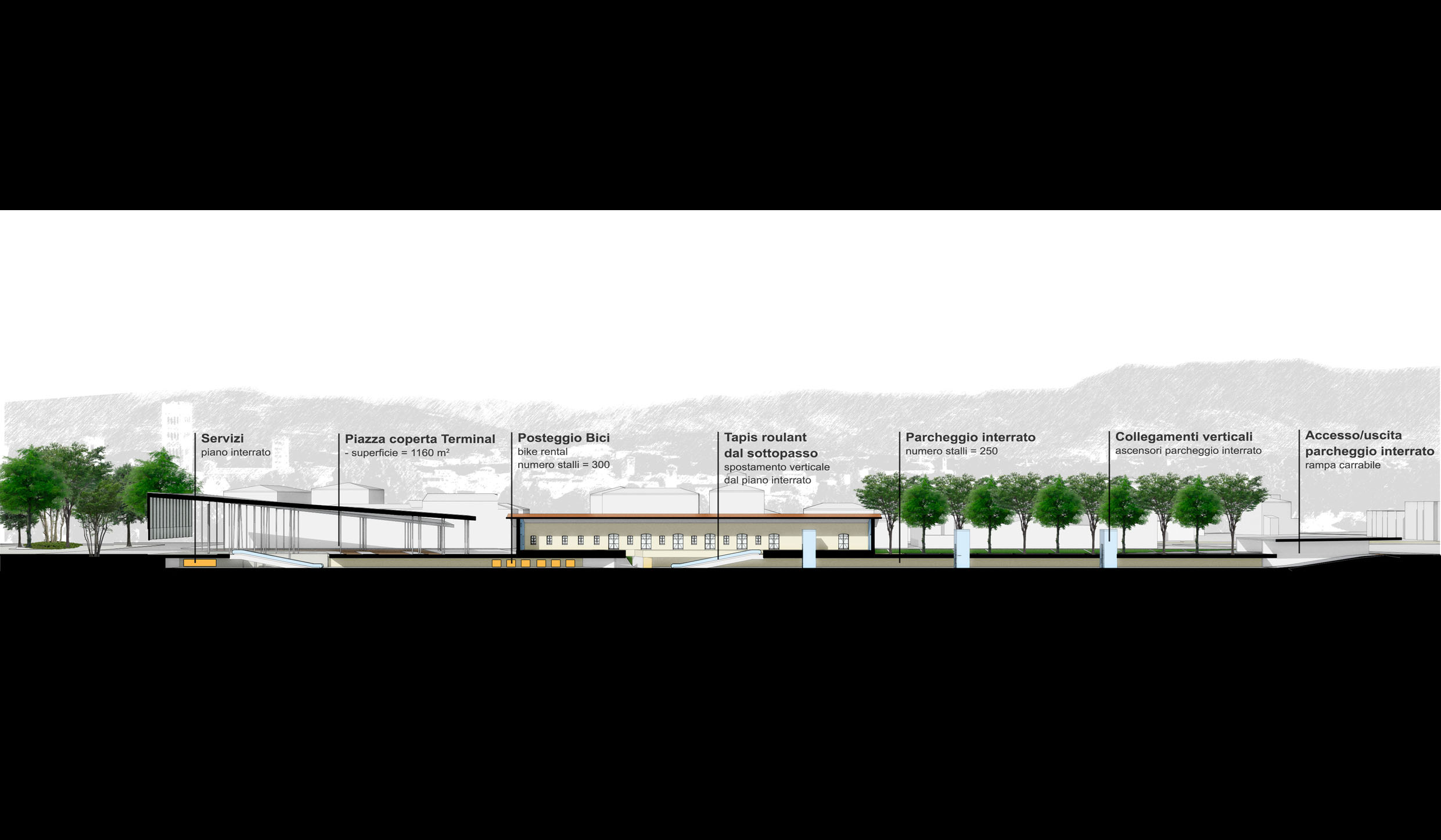 意大利卢卡火车站旁的多功能公共空间设计-12