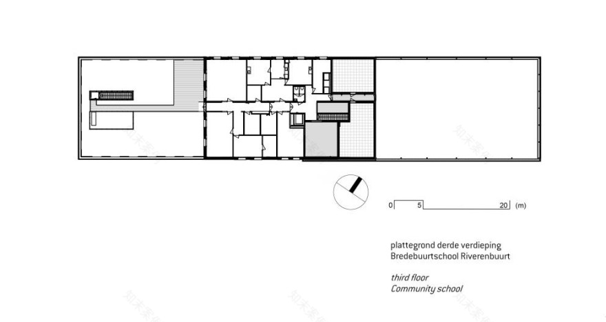 海牙里维耶伦堡社区中心学校 · 红砖镶嵌的温暖学习空间-24