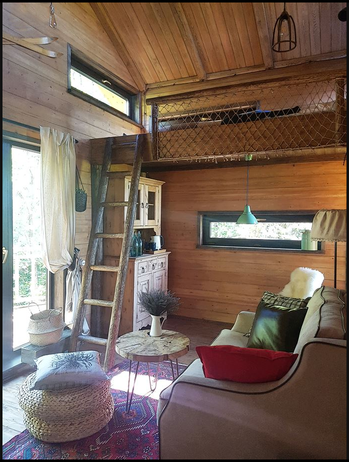 阿尔卑斯山风格木屋酒店与树屋设计-38