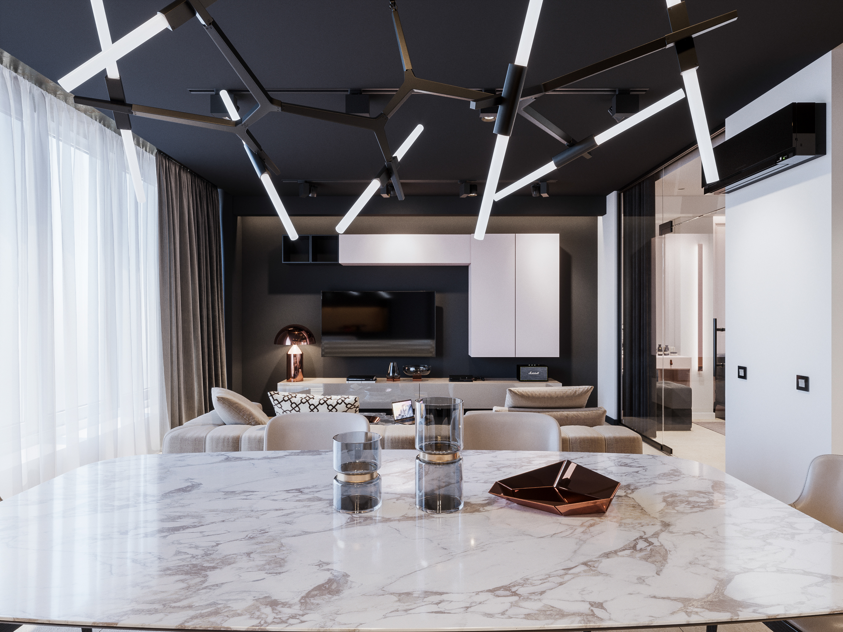 Апартаменты холостяка 3-2