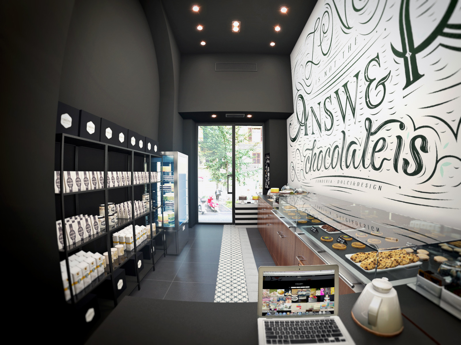 罗马甜品店 | 3D 实时导航与创意工作室的完美结合-21