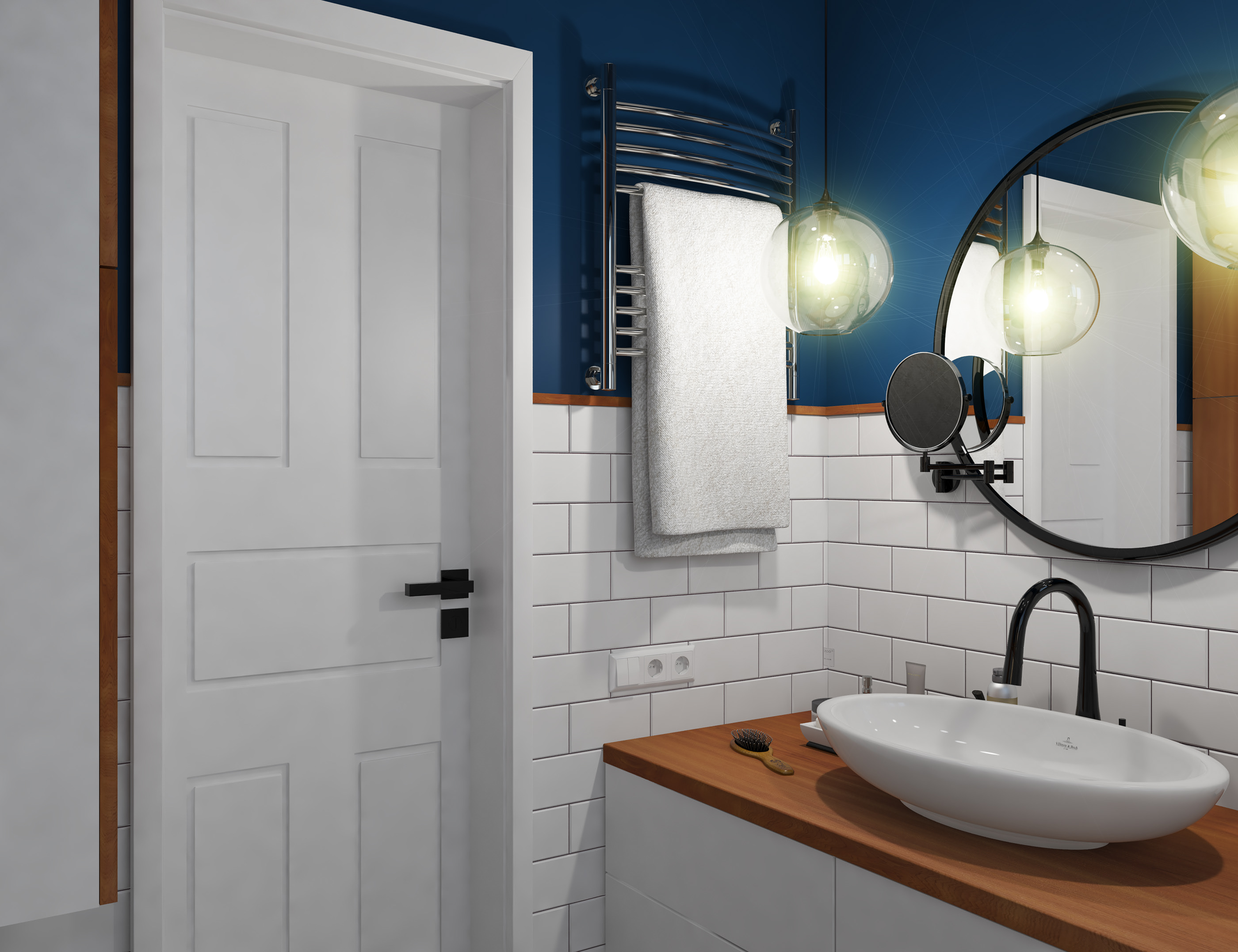 三口之家 100 平米私密住宅设计-18