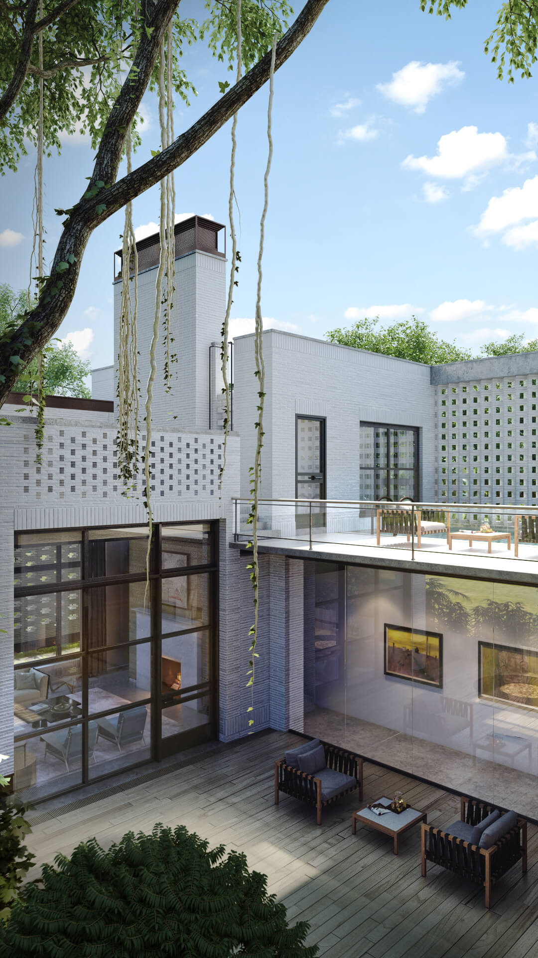 绿意环绕的现代宜居别墅-6