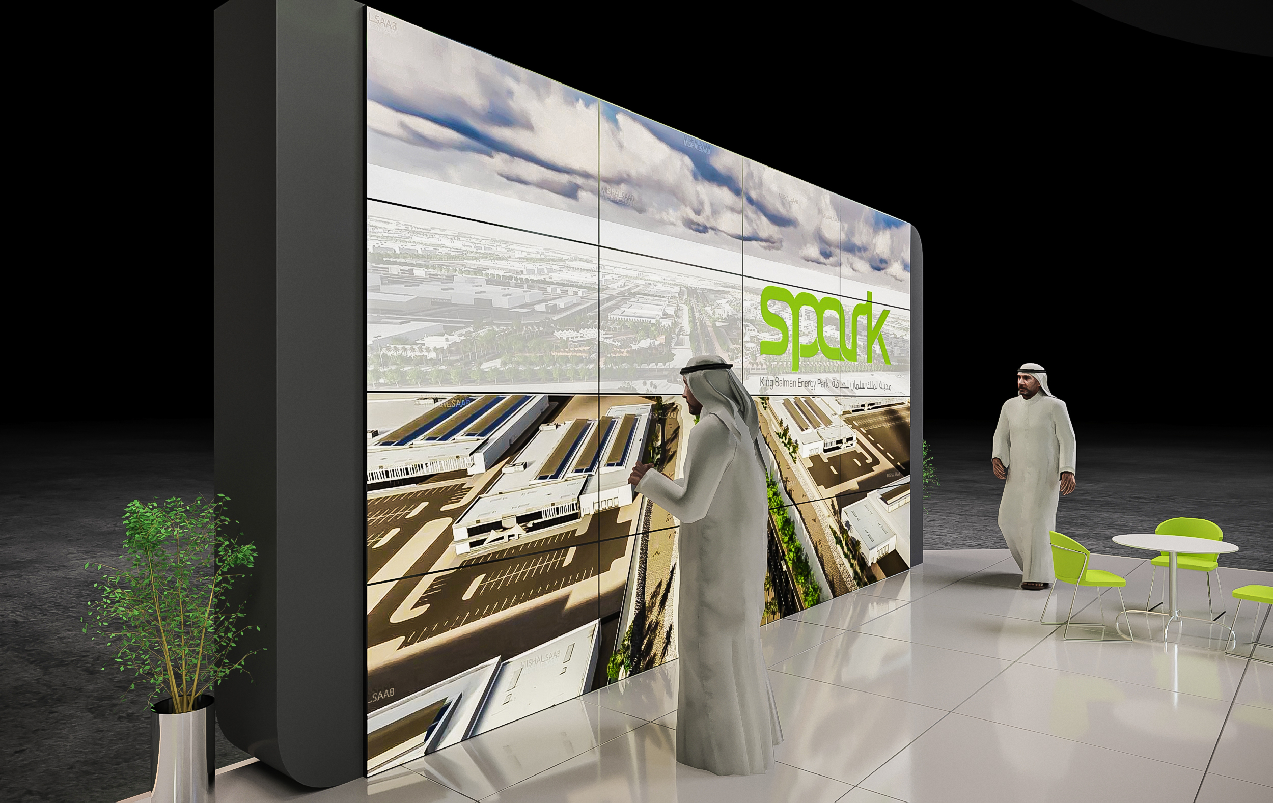 沙特能源公园 10 米 ·10 米展览设计-8