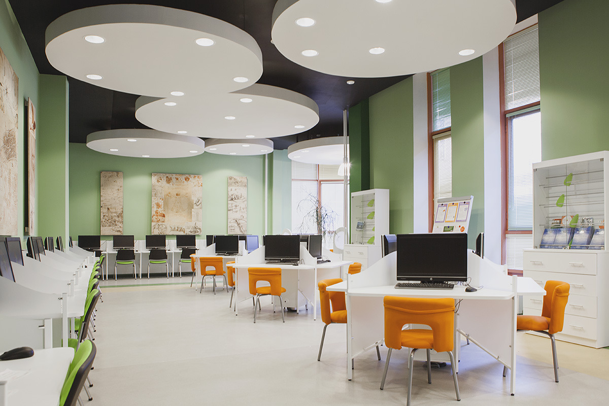 彩色科技油气场 · 州立石油天然气大学图书馆-4