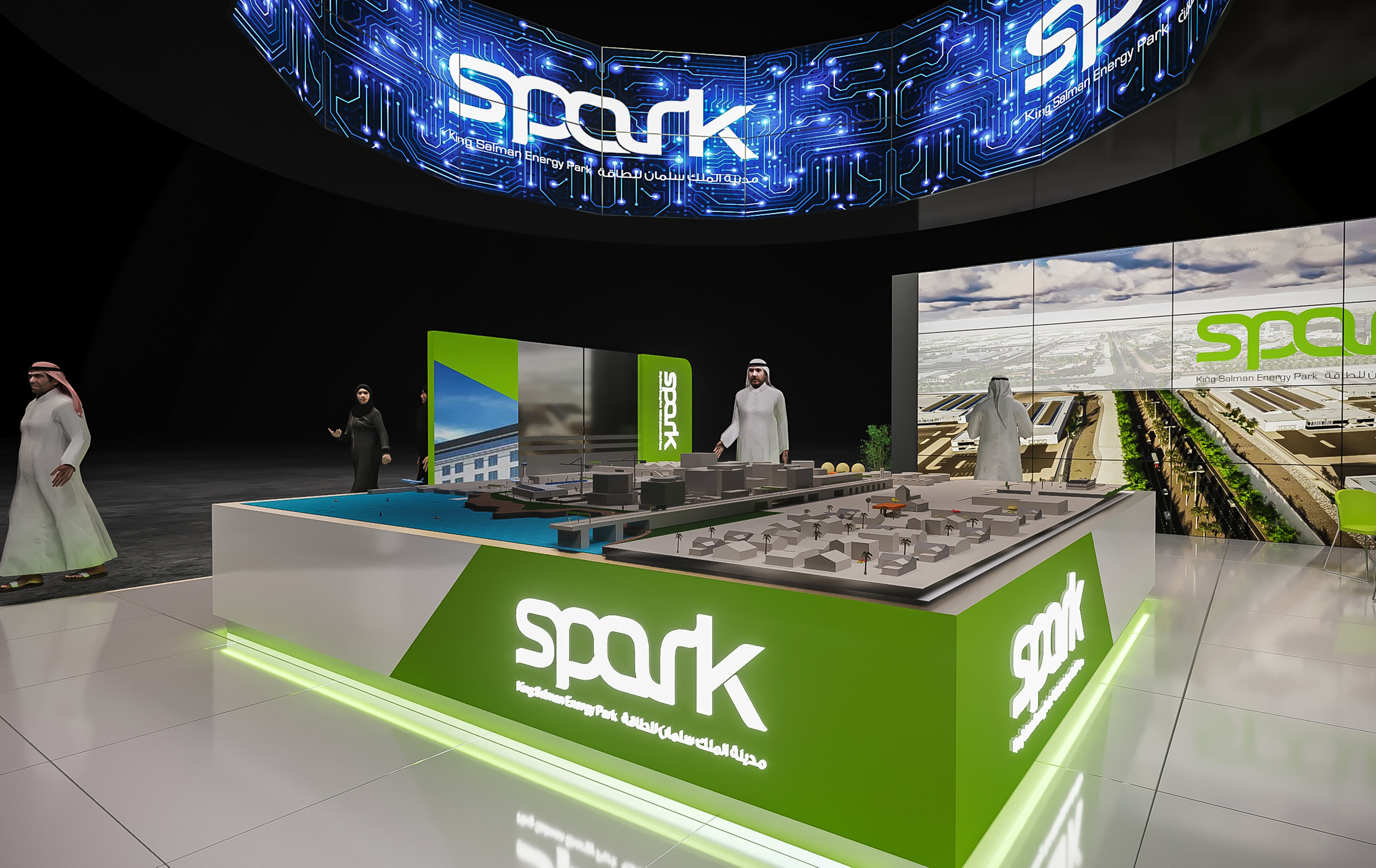 沙特能源公园 10 米 ·10 米展览设计-7