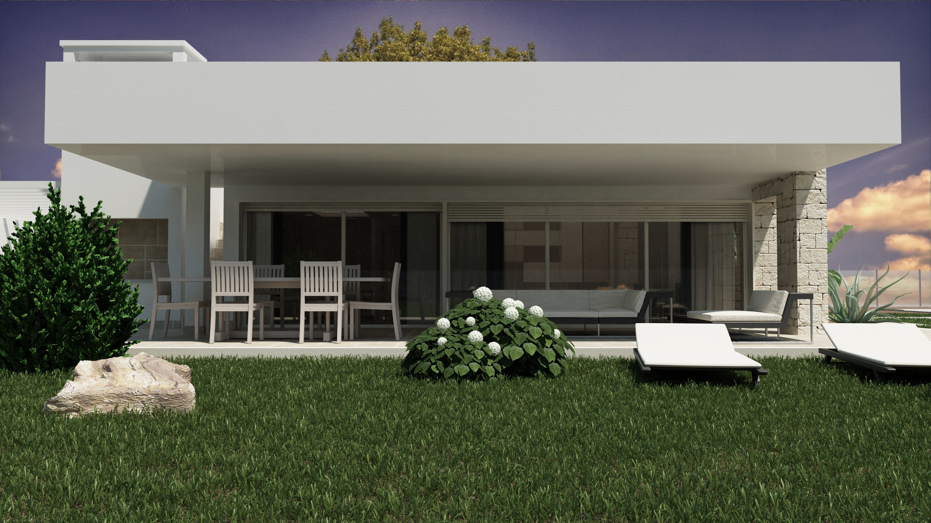 绿色环绕的意大利乡村别墅设计-1