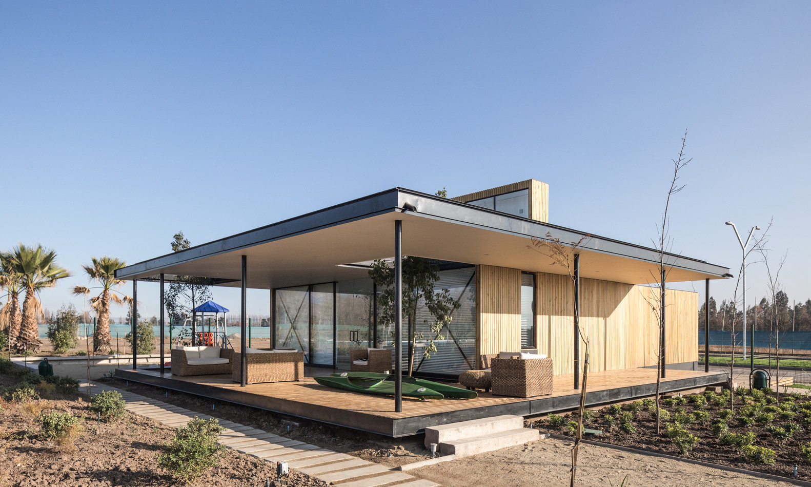 智利人工泻湖住宅销售展示厅-26