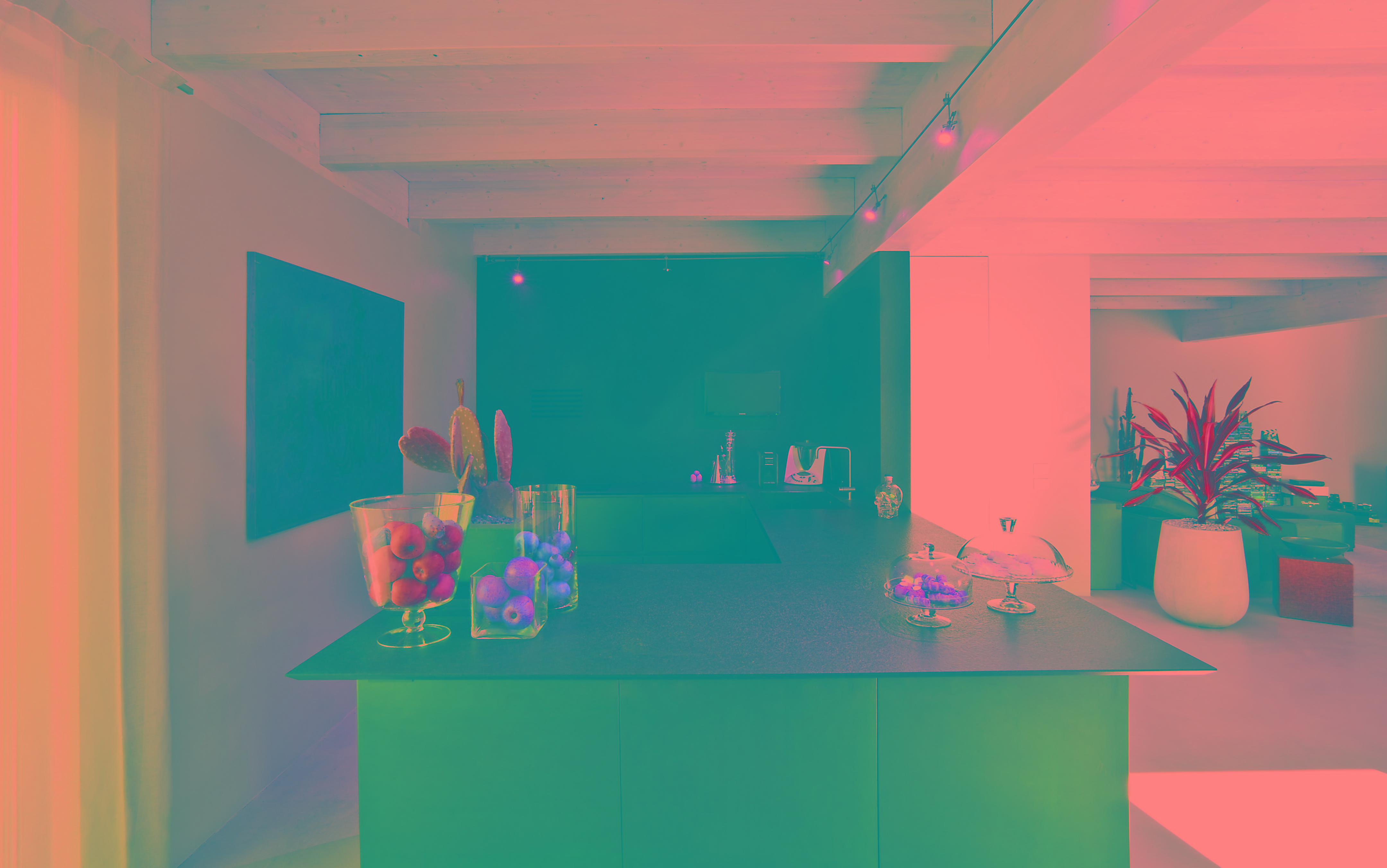 单层别墅,极简风格与自然元素融合-7