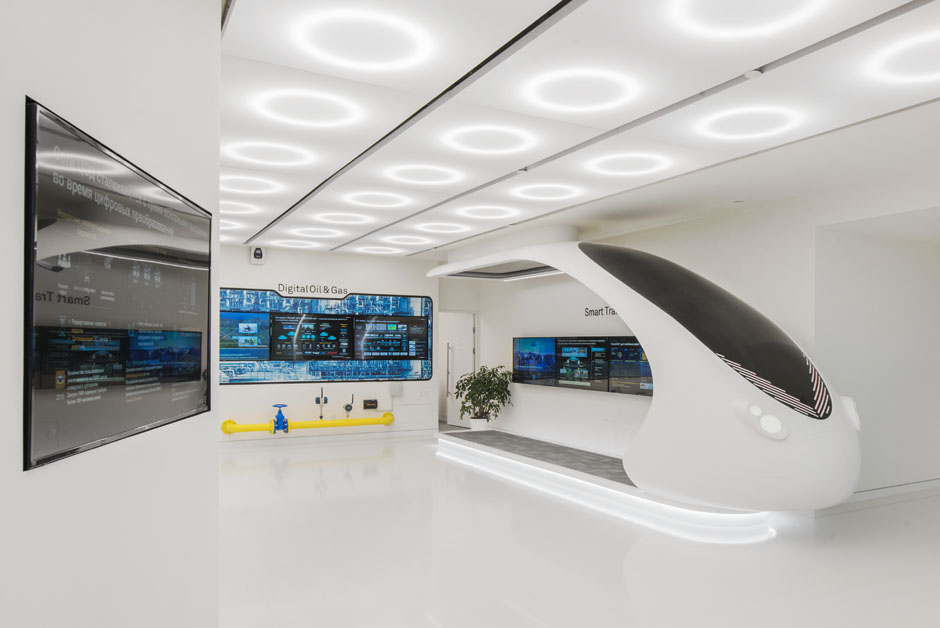 华为展厅——现代科技与空间的完美结合-9