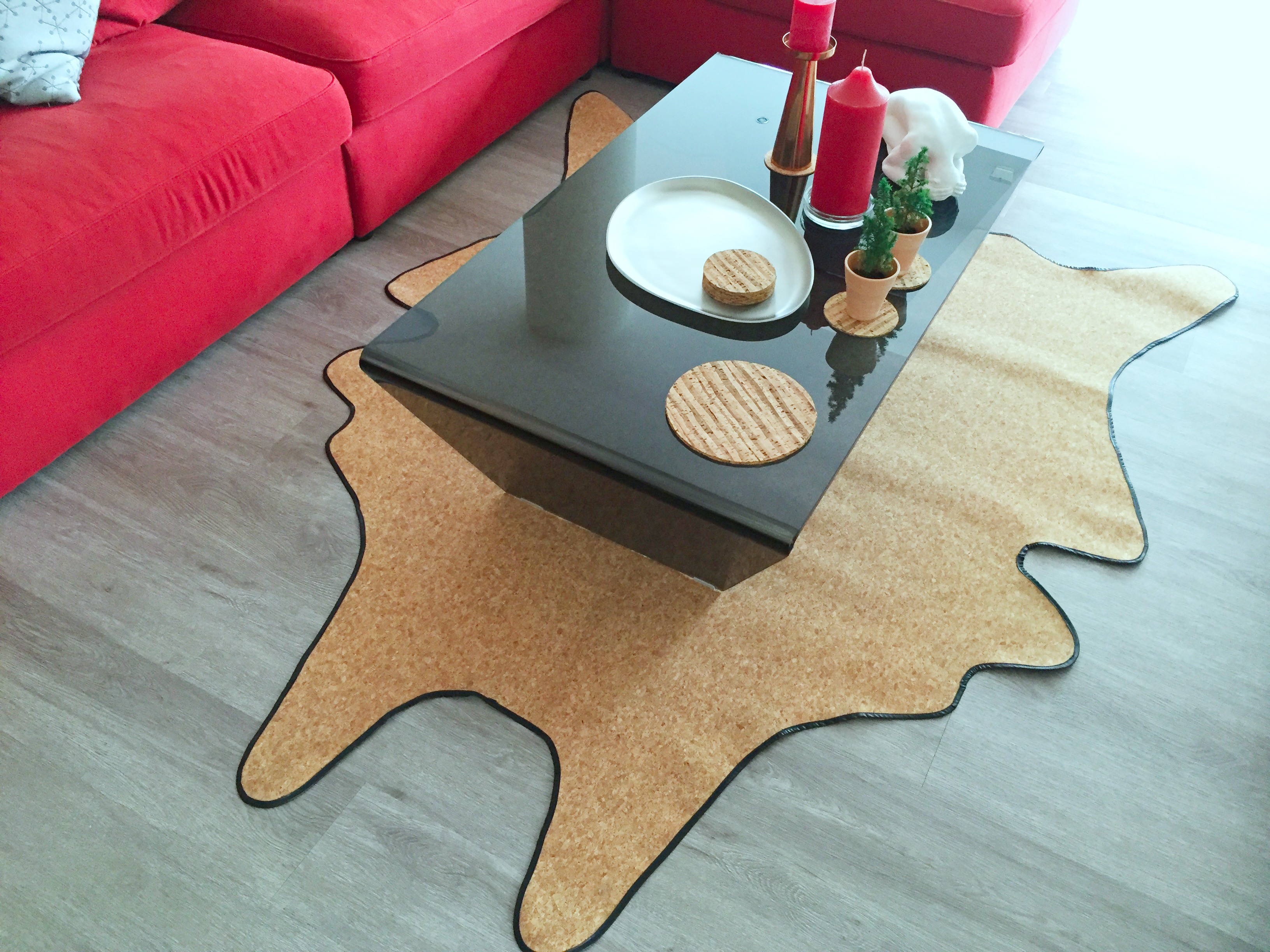 VEGAN 牛皮质地地毯-26