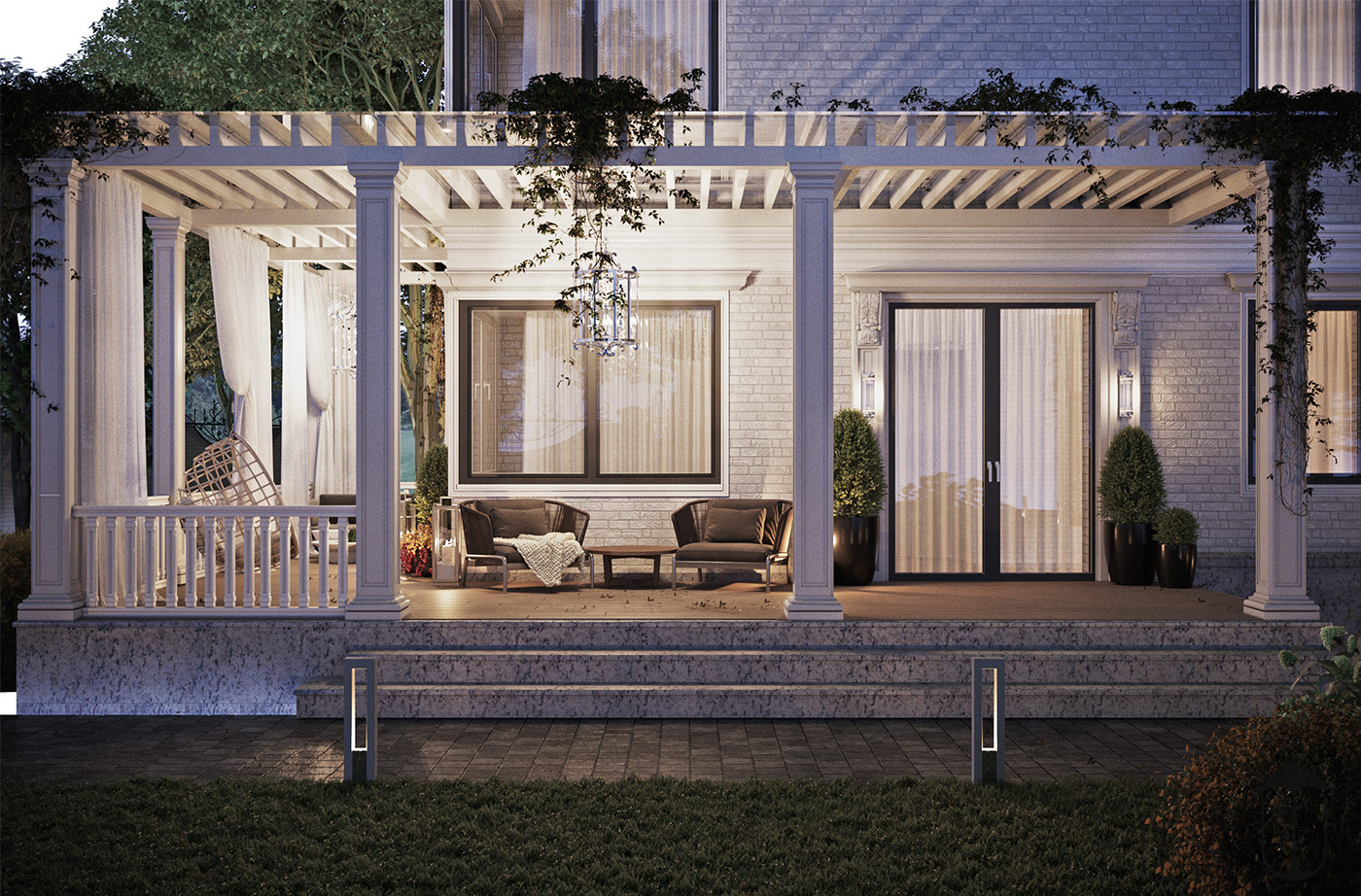 乡村别墅的现代简约之美-7