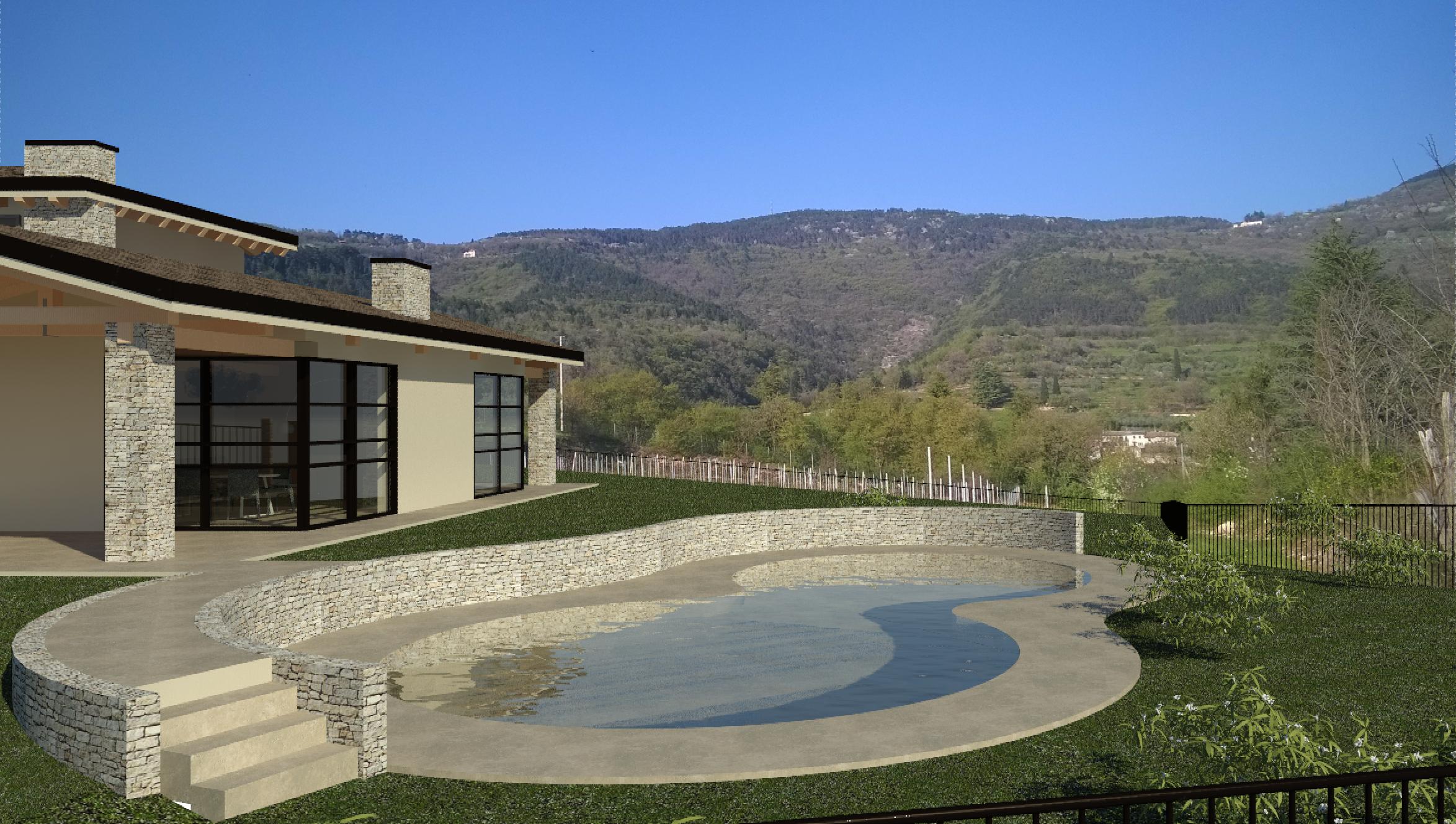 意大利 Costermano 湖畔木质别墅-2