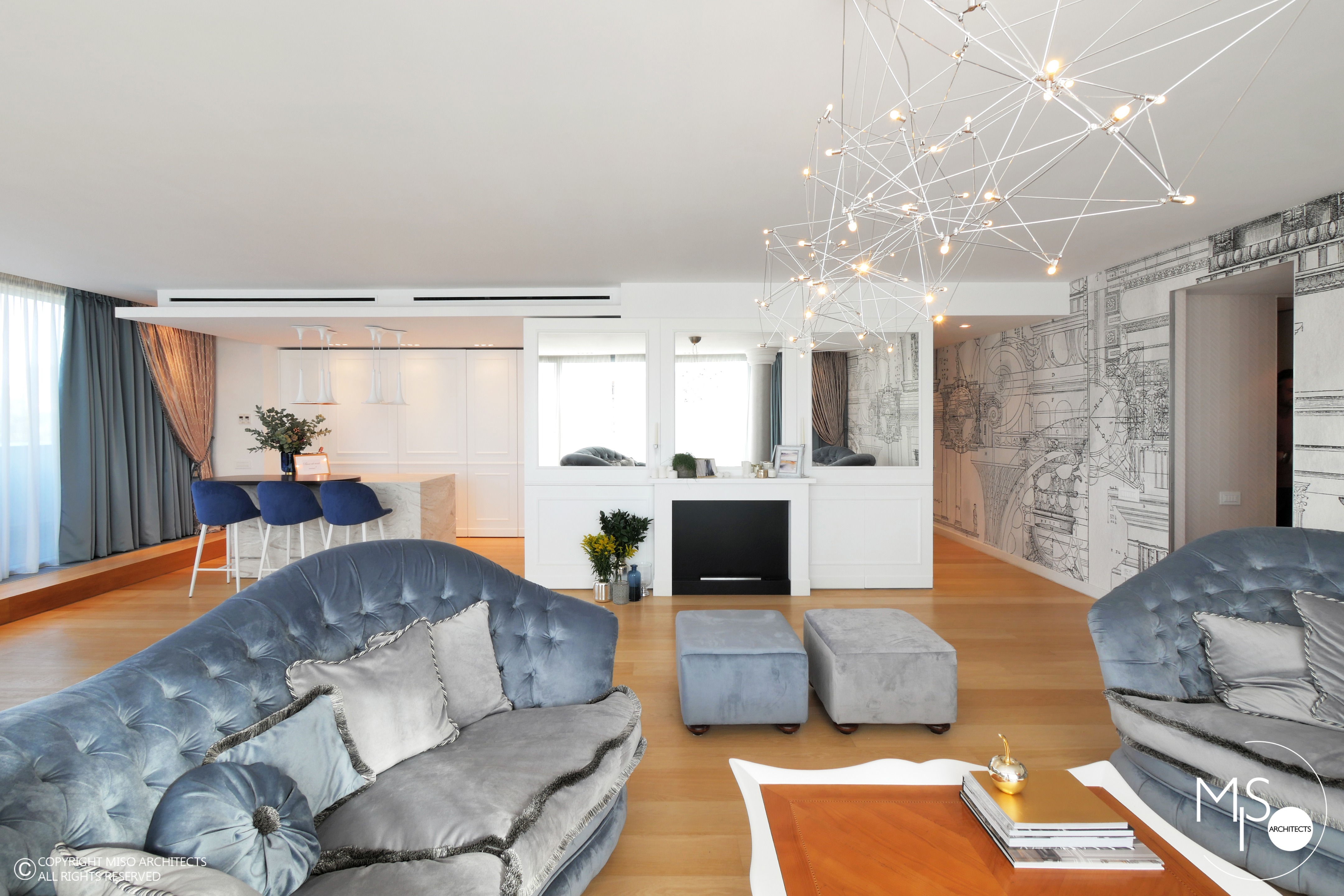 2018 年完成的 Enigma 顶楼公寓设计-13