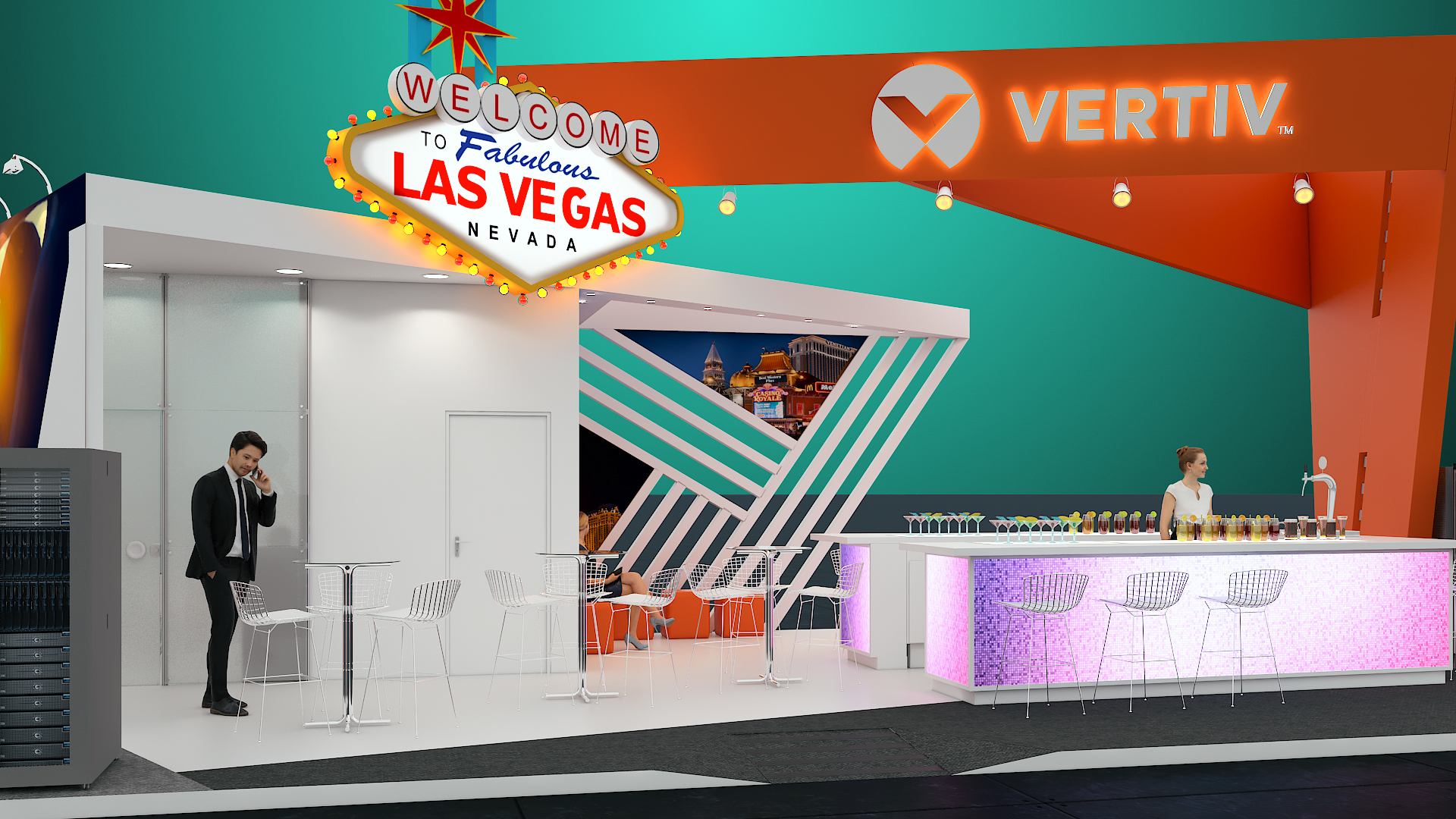 巴西 Vertiv98 平米网络中心 现代简约风格-5