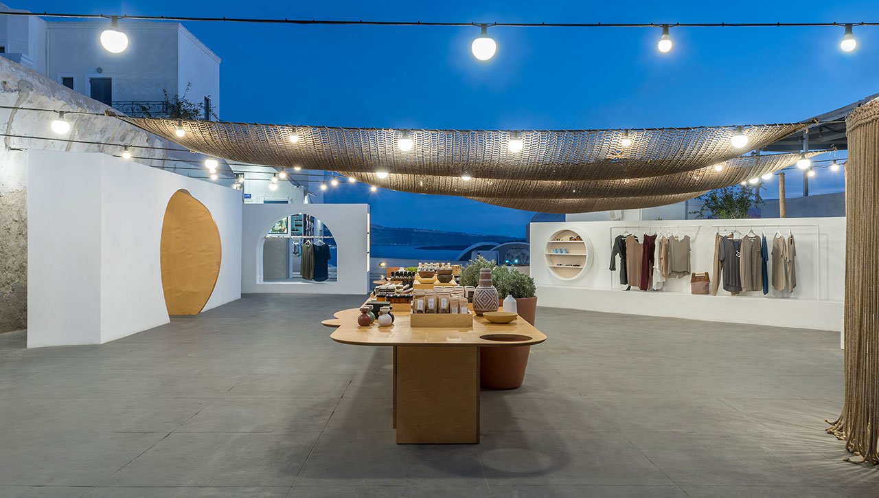 Cycladic Folklore Meets Contemporary Modernism at the Open Market on Santorini Island-25