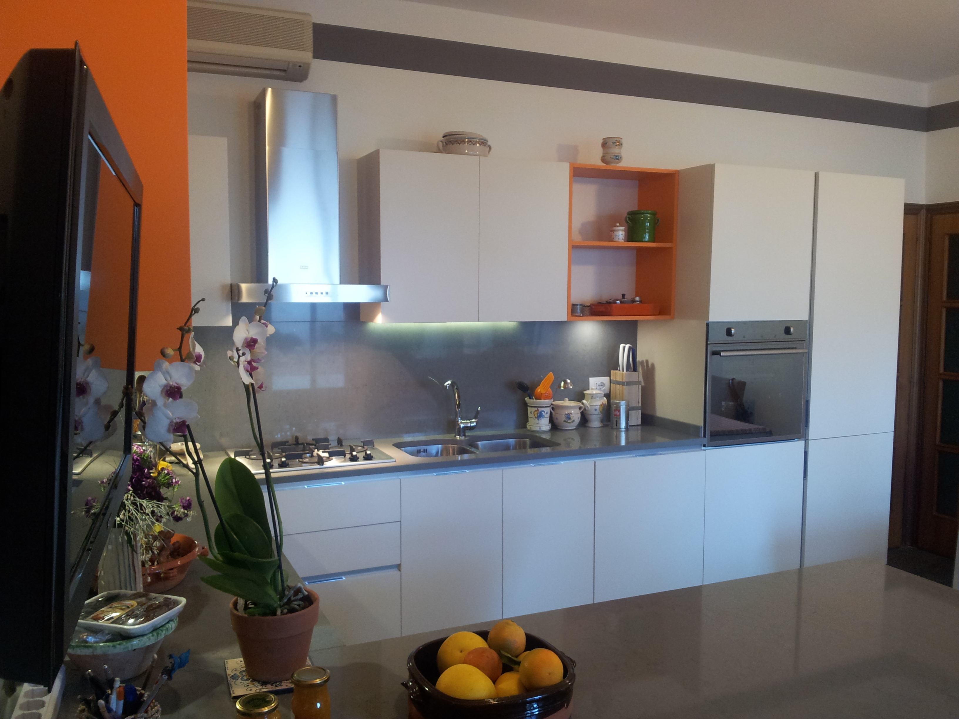 私人住宅厨房客厅翻新设计-13