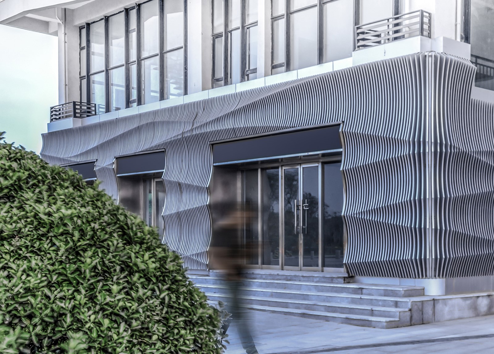 垂直的潮汐 · 东方时尚中心商业立面改造-21