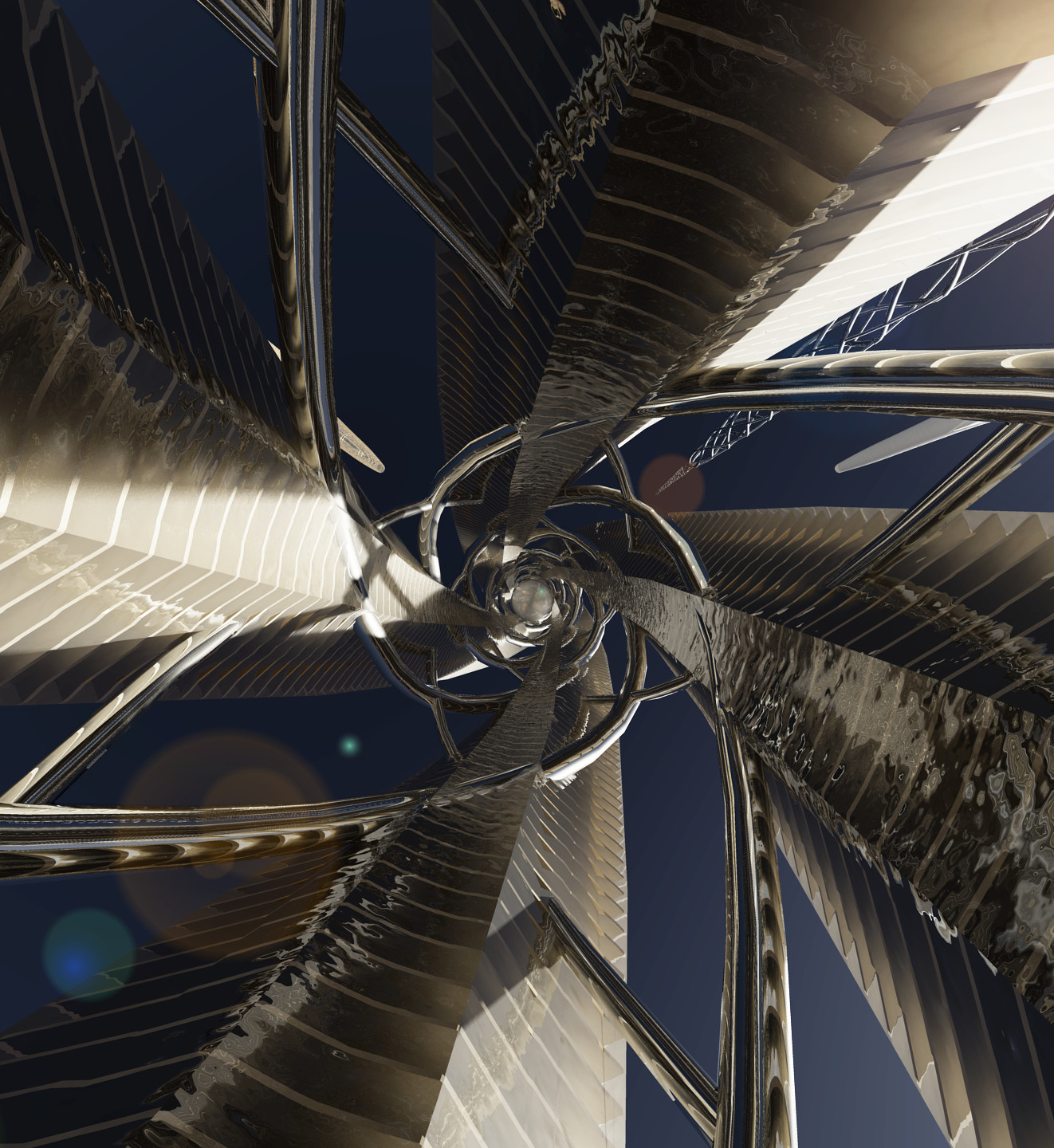 迪拜 4T1 扭曲摩天大楼——未来城市综合体设计-7