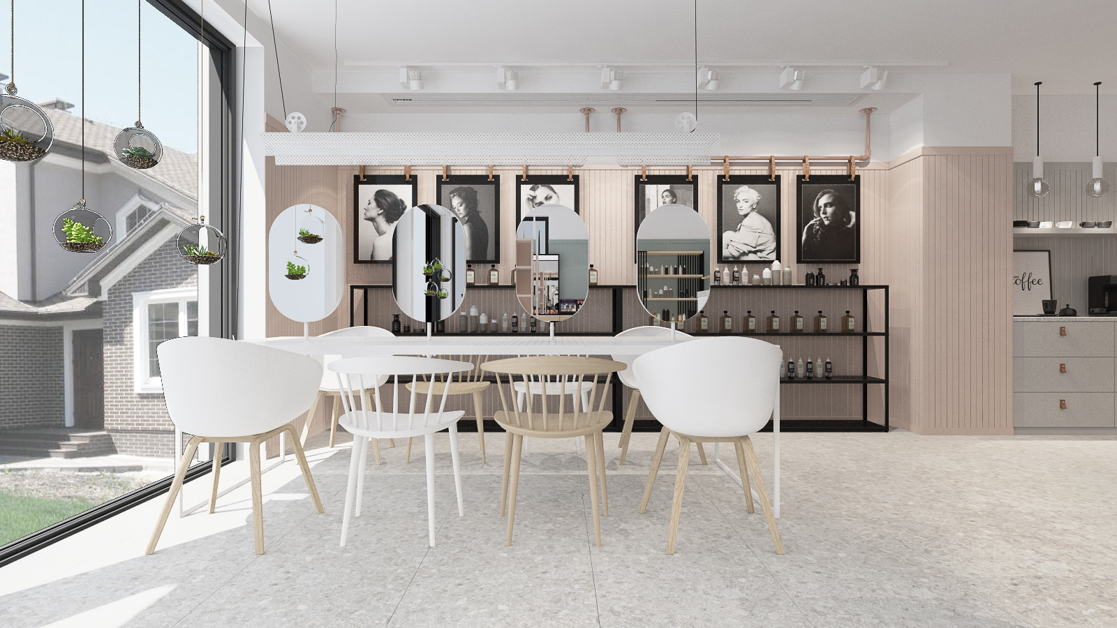 比利时 45 平米美容院,打造现代简约美妆空间-2