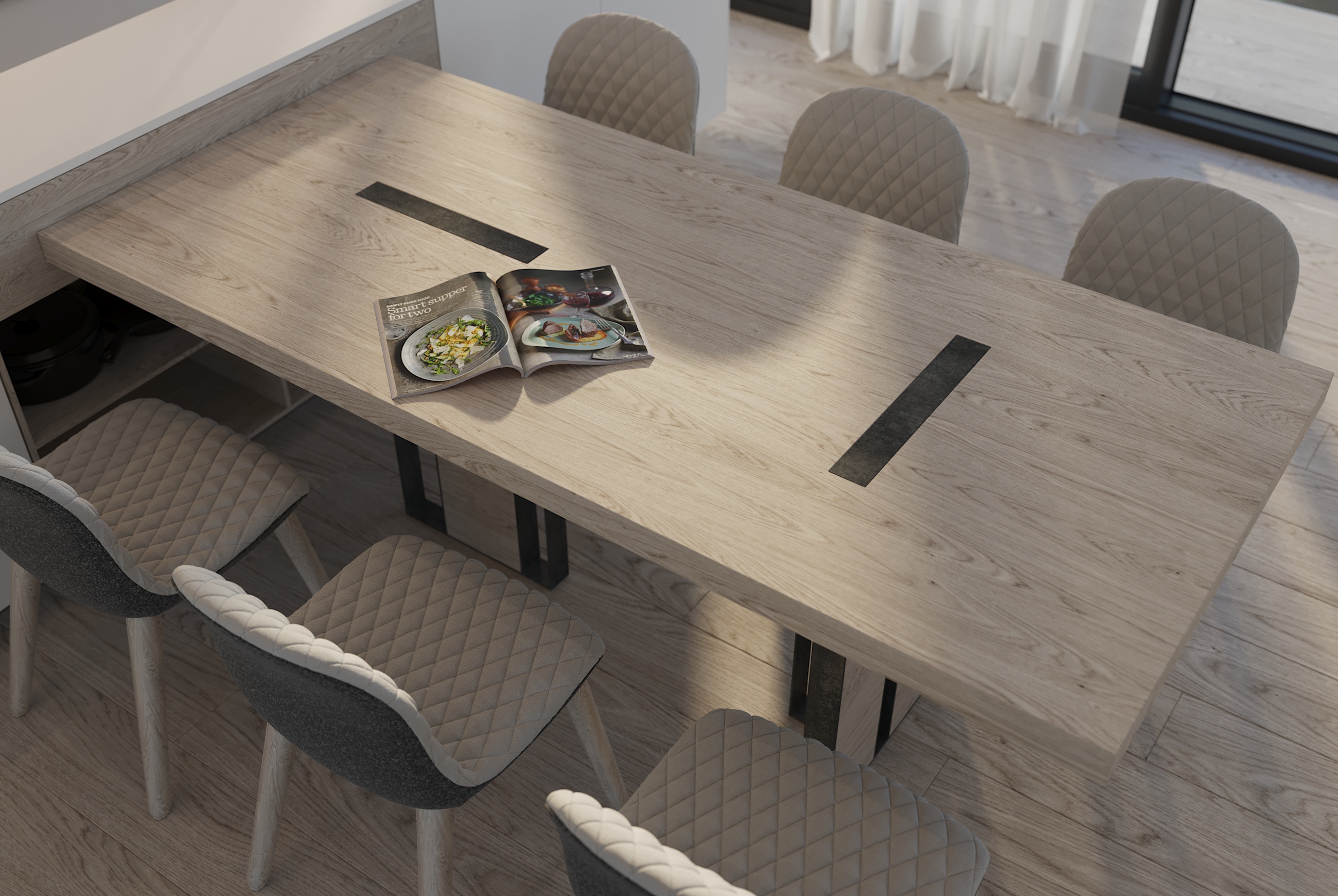 Bright living room on the sea coast-5