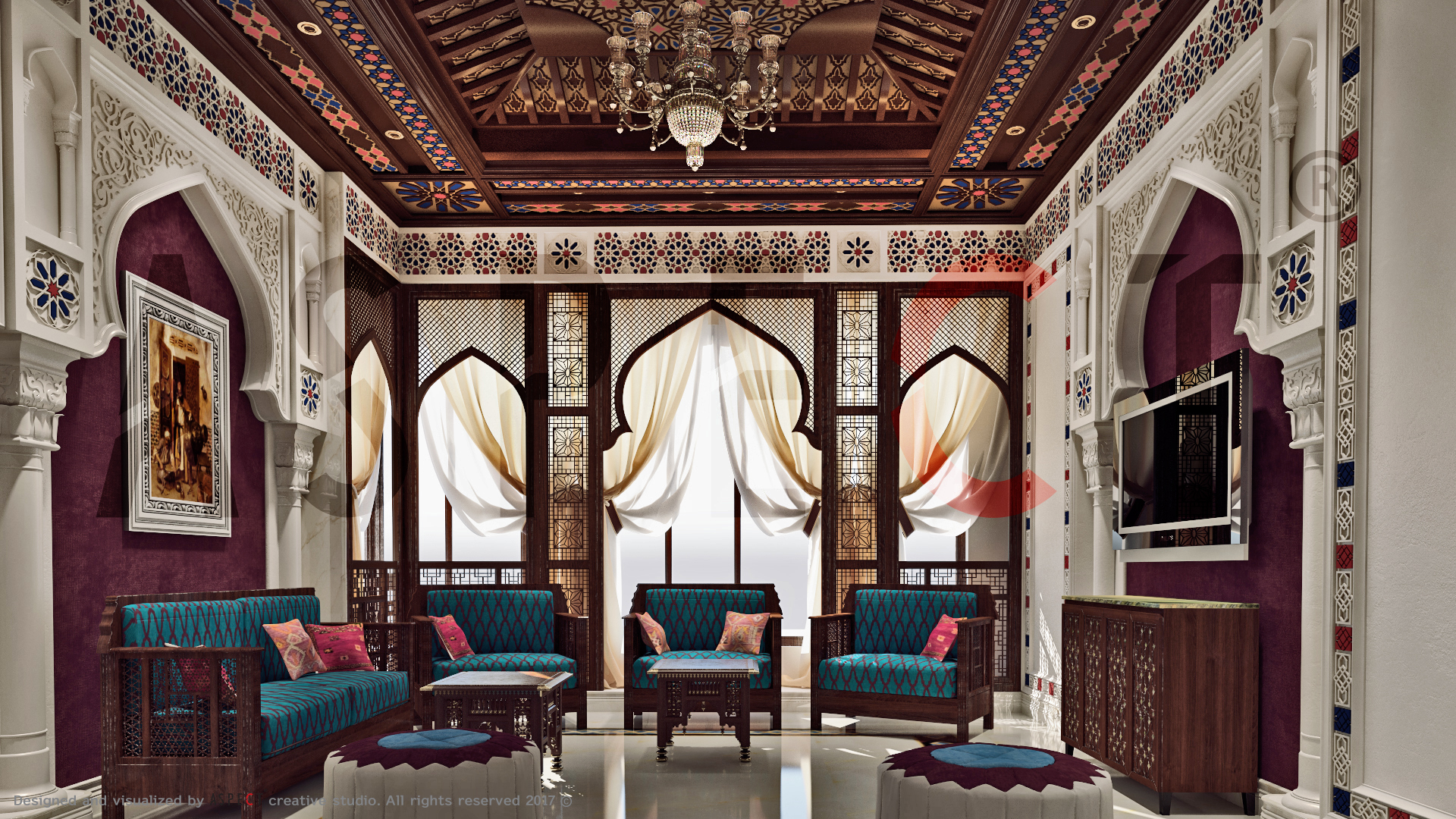 摩洛哥风格客厅设计 | 神秘与激情的碰撞-4