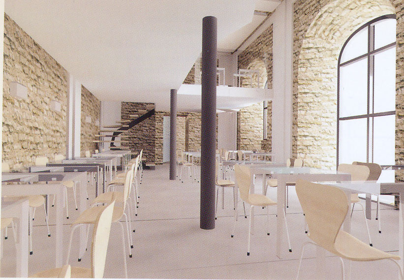 意大利百年建筑中的 Gelateria a Frascati 改造设计-22