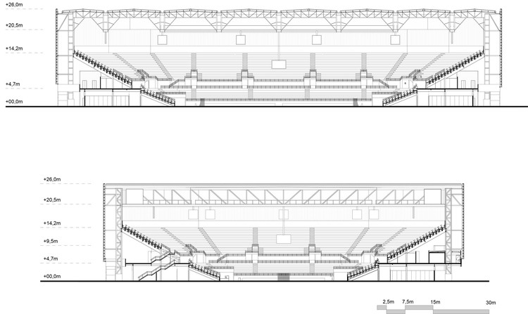 里约 2016 奥运会手球赛场——灵活可变的八角形建筑-15