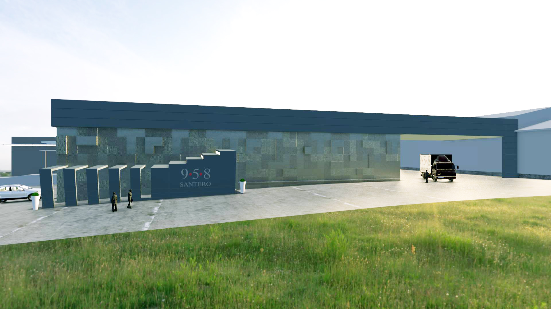 2017 年完工的工业建筑办公室设计-1