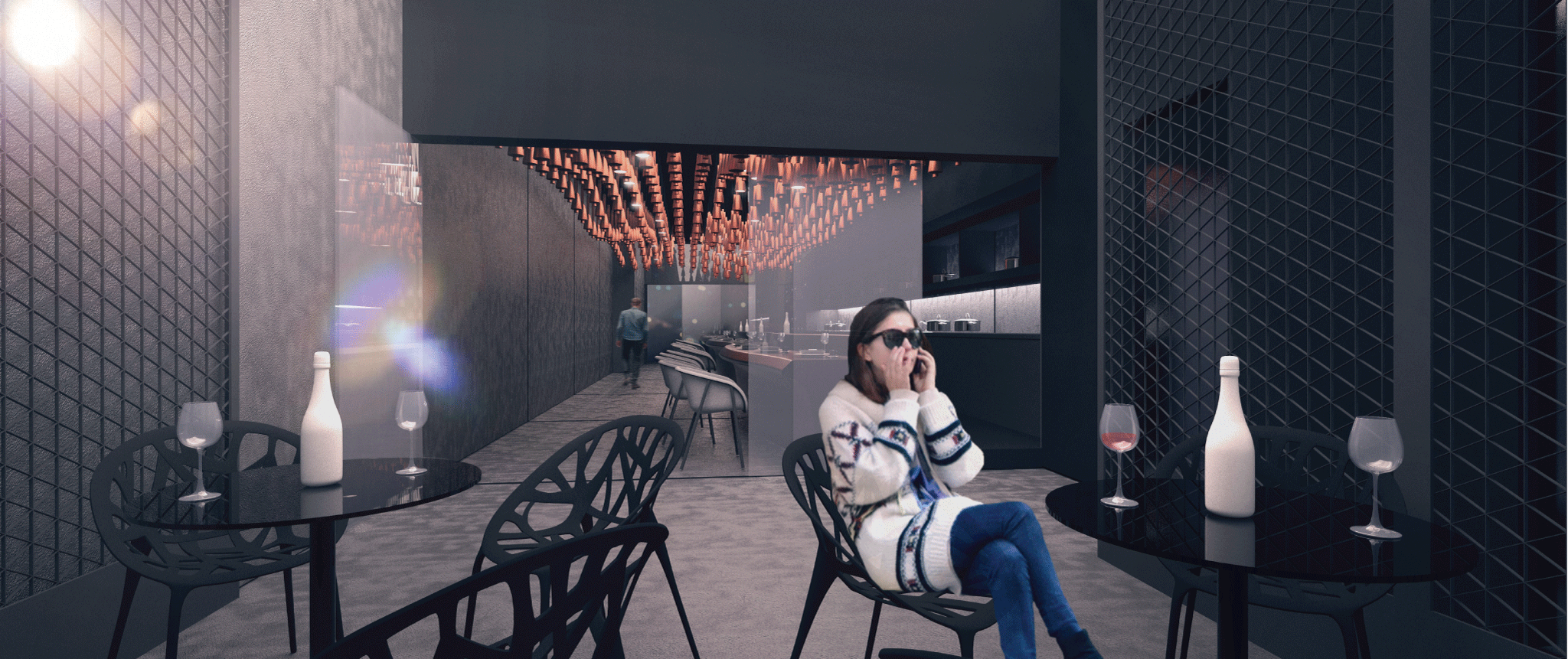 巴塞罗那 Campanas 餐厅——简约环保的美食空间-7