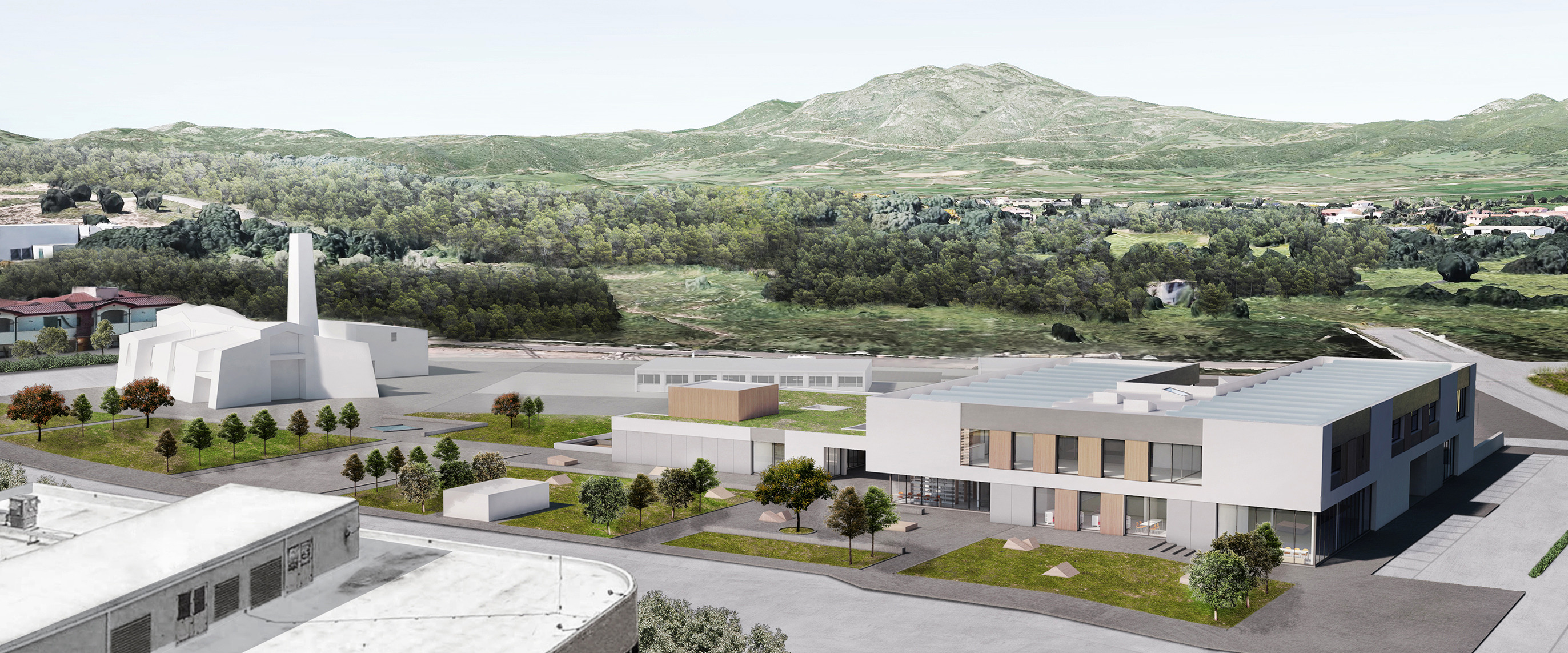 托儿所与小学综合体 · 绿色公共空间与教育的完美融合-0