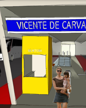 里约热内卢公交车站 BRT Vicente de Carvalho 设计