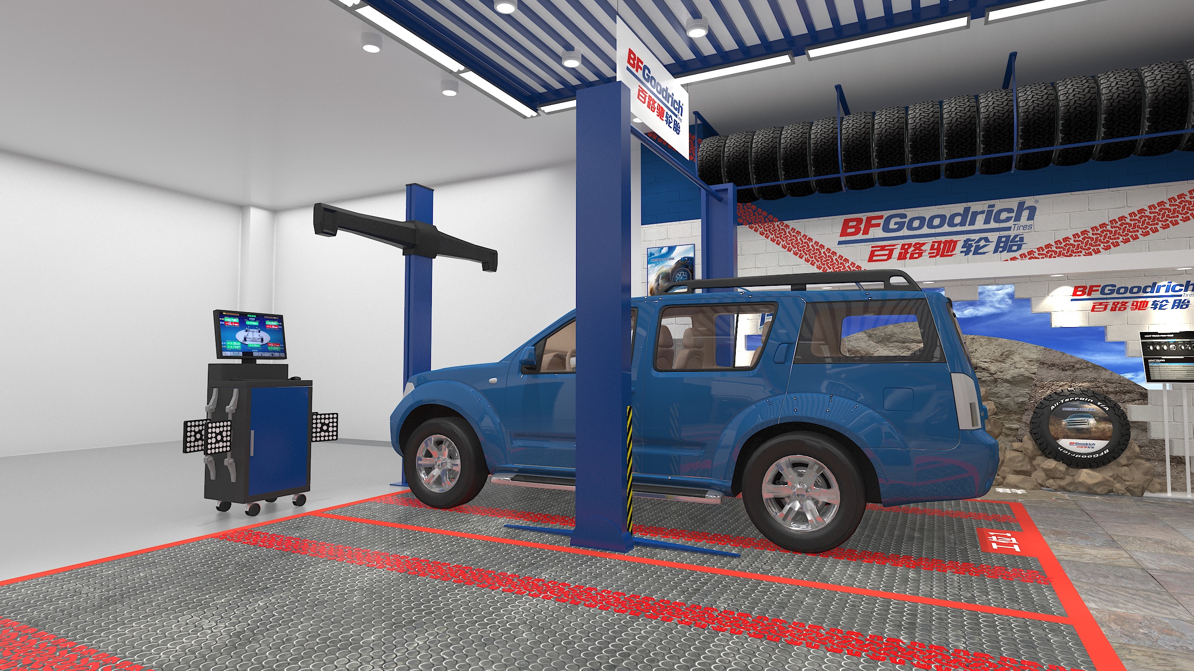 BFG 轮胎商店零售空间设计 | 现代工业风-5