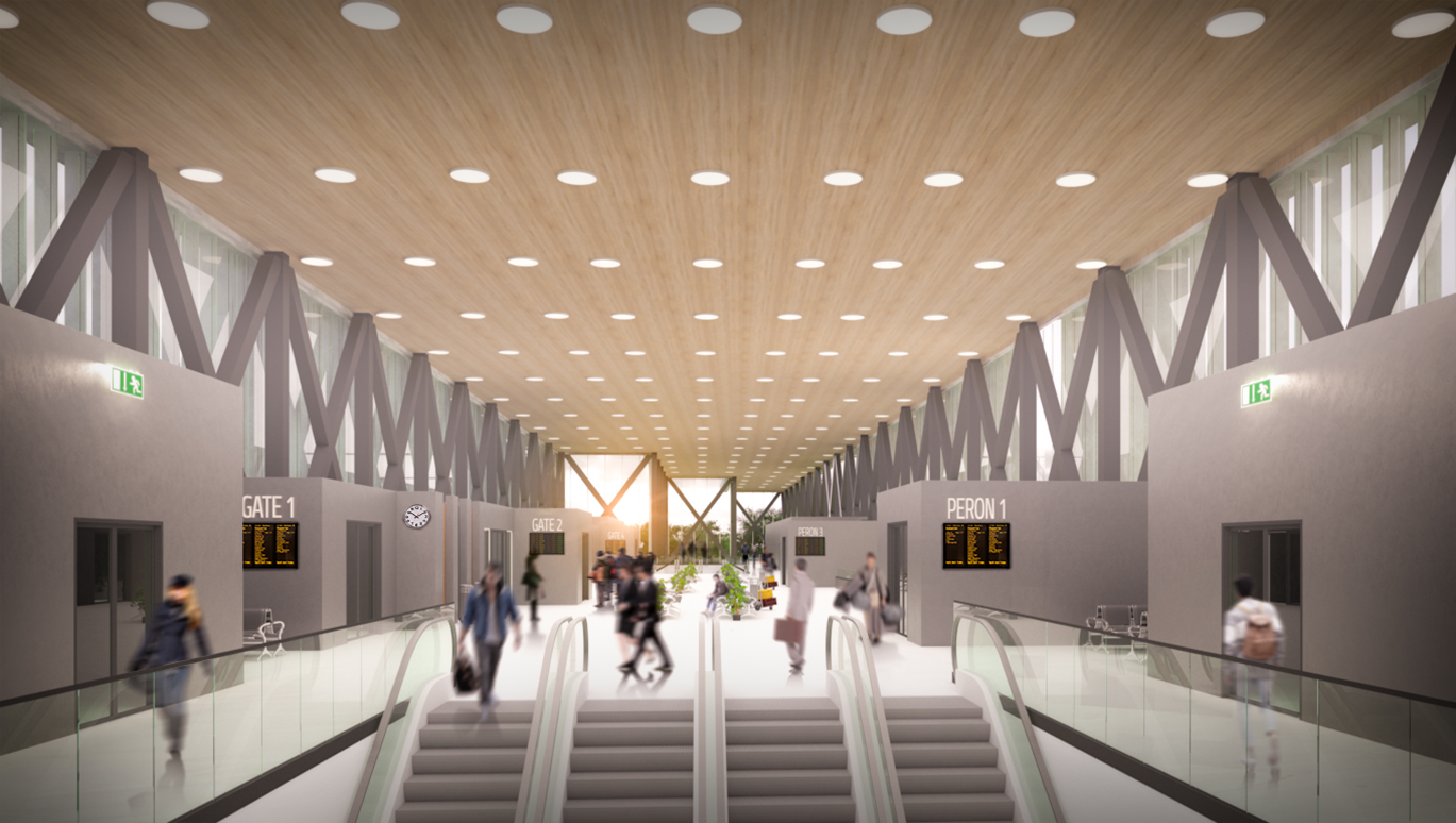 Podgorica 主火车站——百万乘客的现代舒适之桥-7