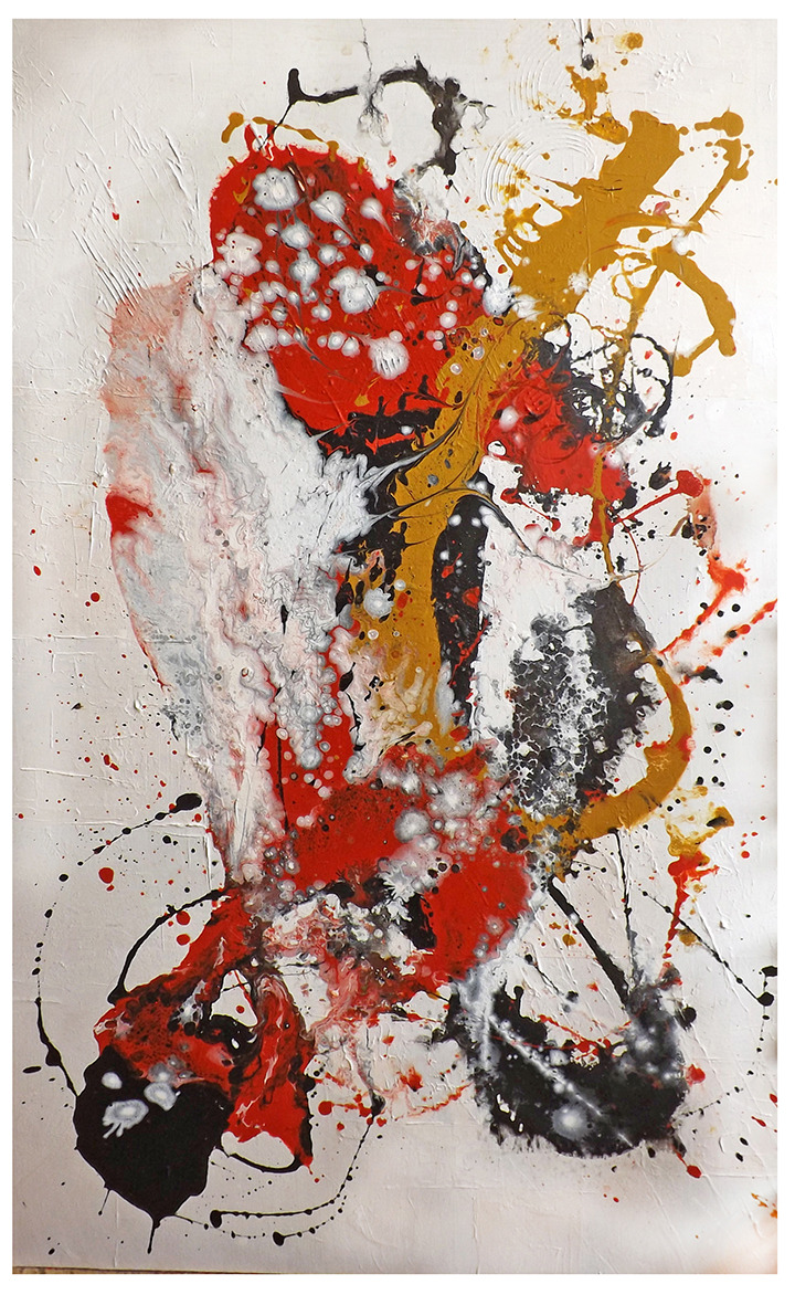 2014 年完成的 QVC Realty 俱乐部抽象流体画设计-11